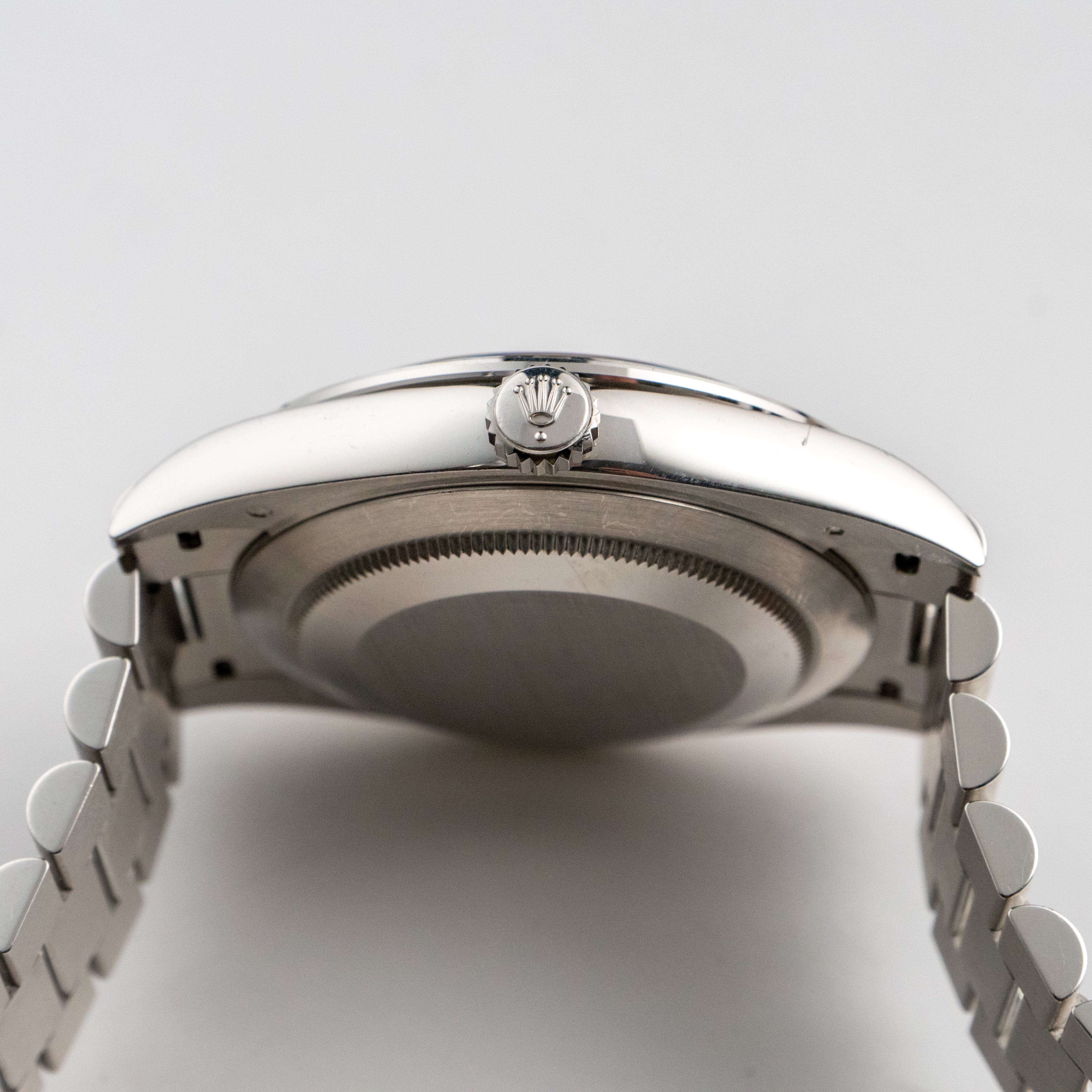 Rolex Day-Date 40 228396TBR Platinum Diamond Bezel Ice Blue Diamond Dial (2017)