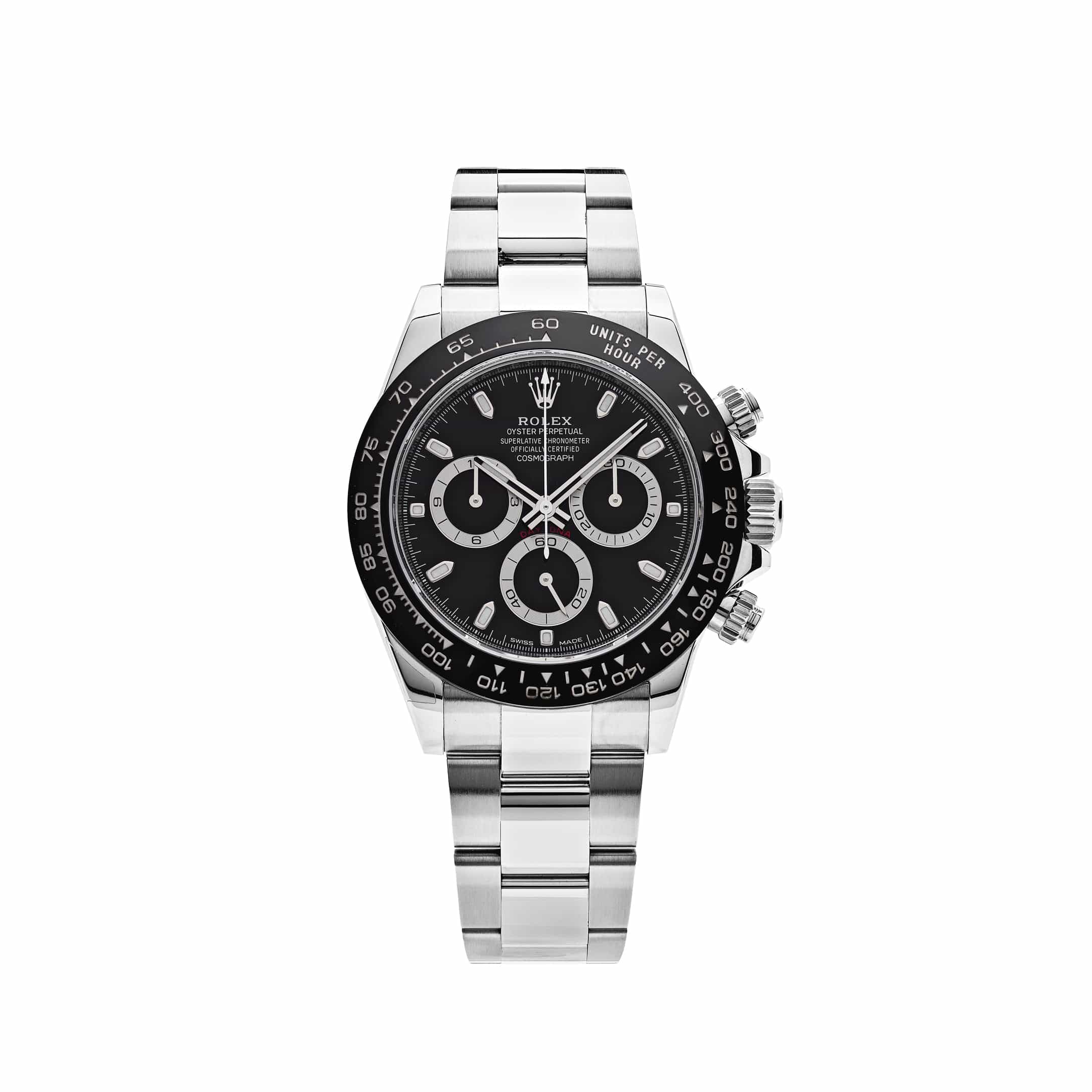 Luxury Watch Rolex Daytona Oystersteel Black Dial 116500LN Wrist Aficionado