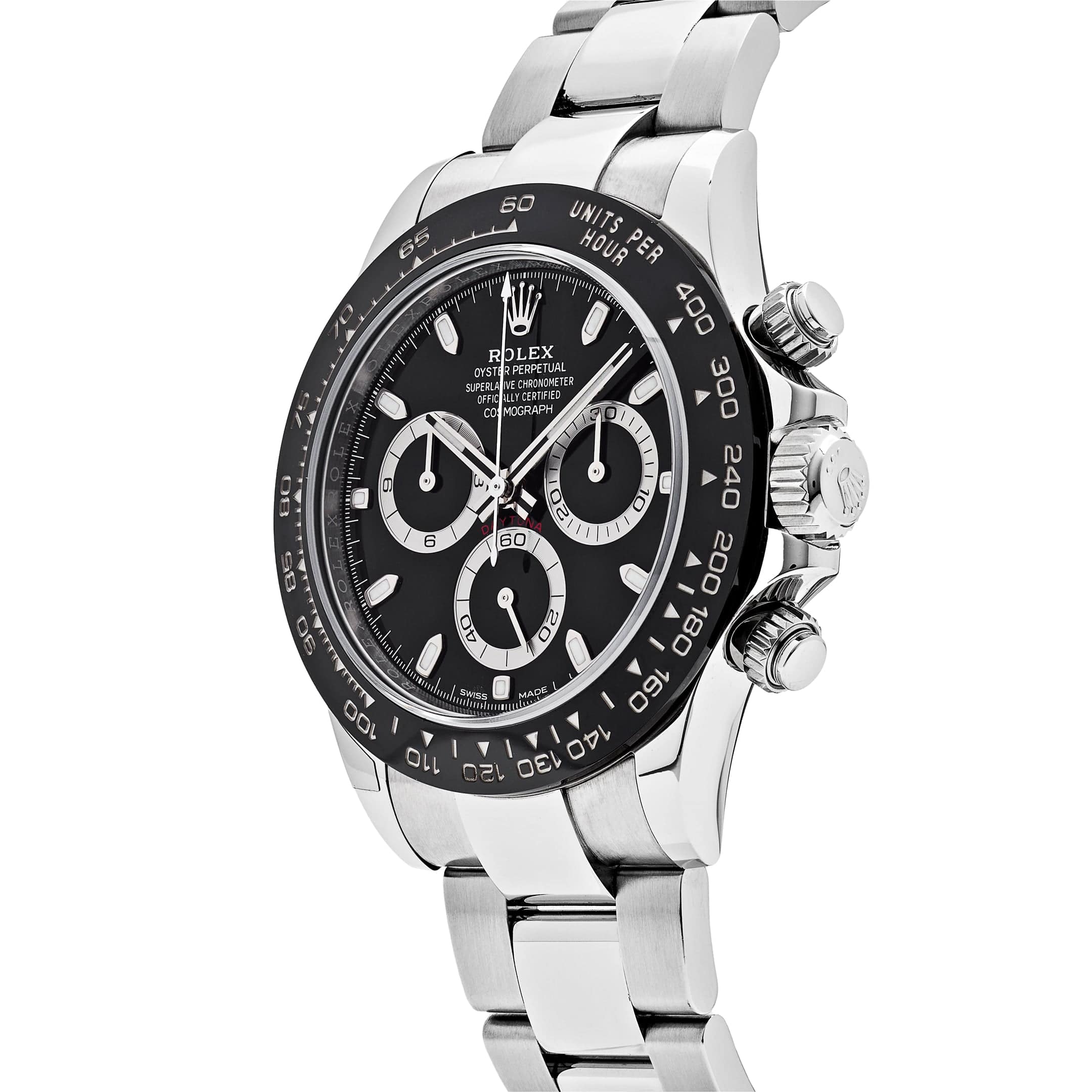 Luxury Watch Rolex Daytona Oystersteel Black Dial 116500LN Wrist Aficionado