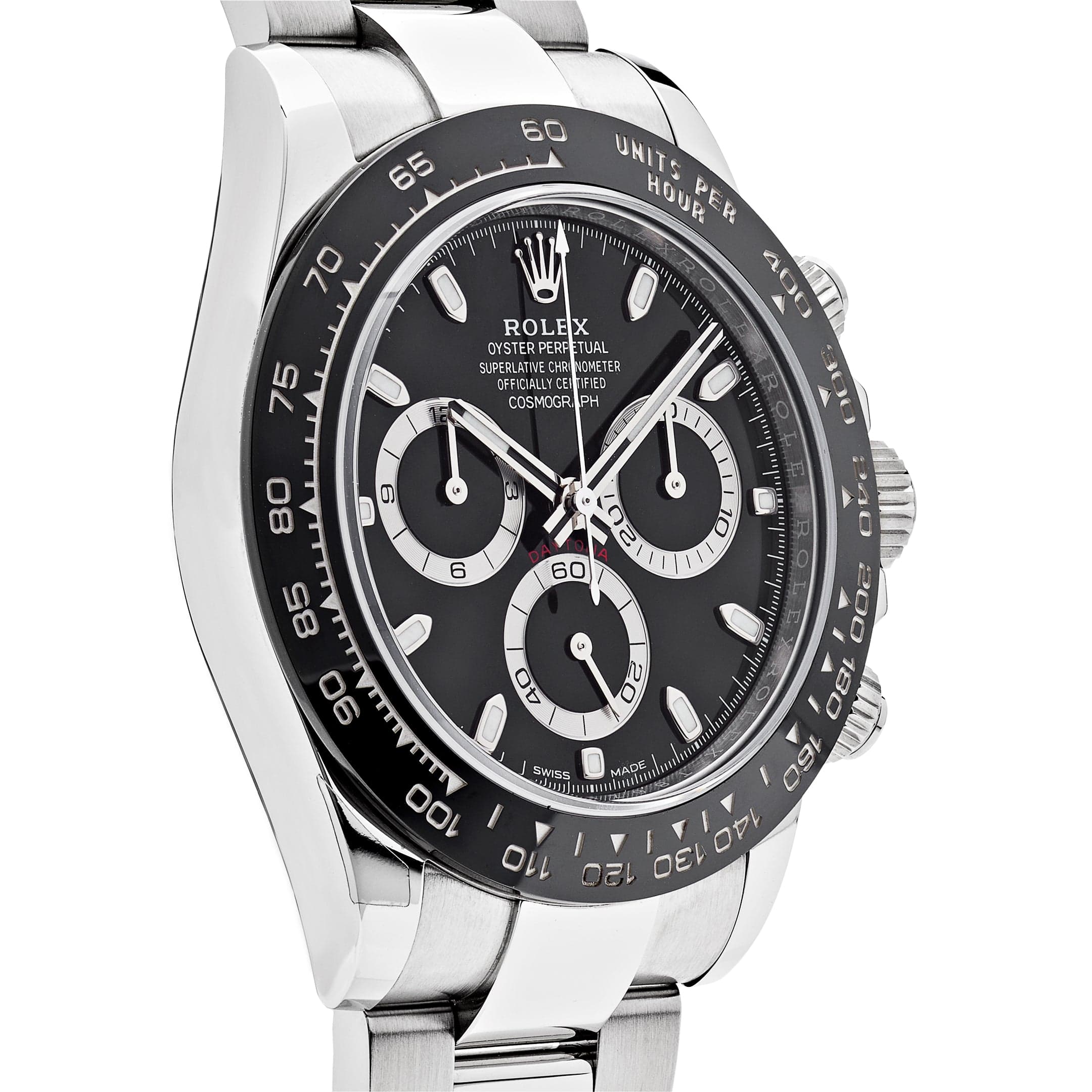 Luxury Watch Rolex Daytona Oystersteel Black Dial 116500LN Wrist Aficionado