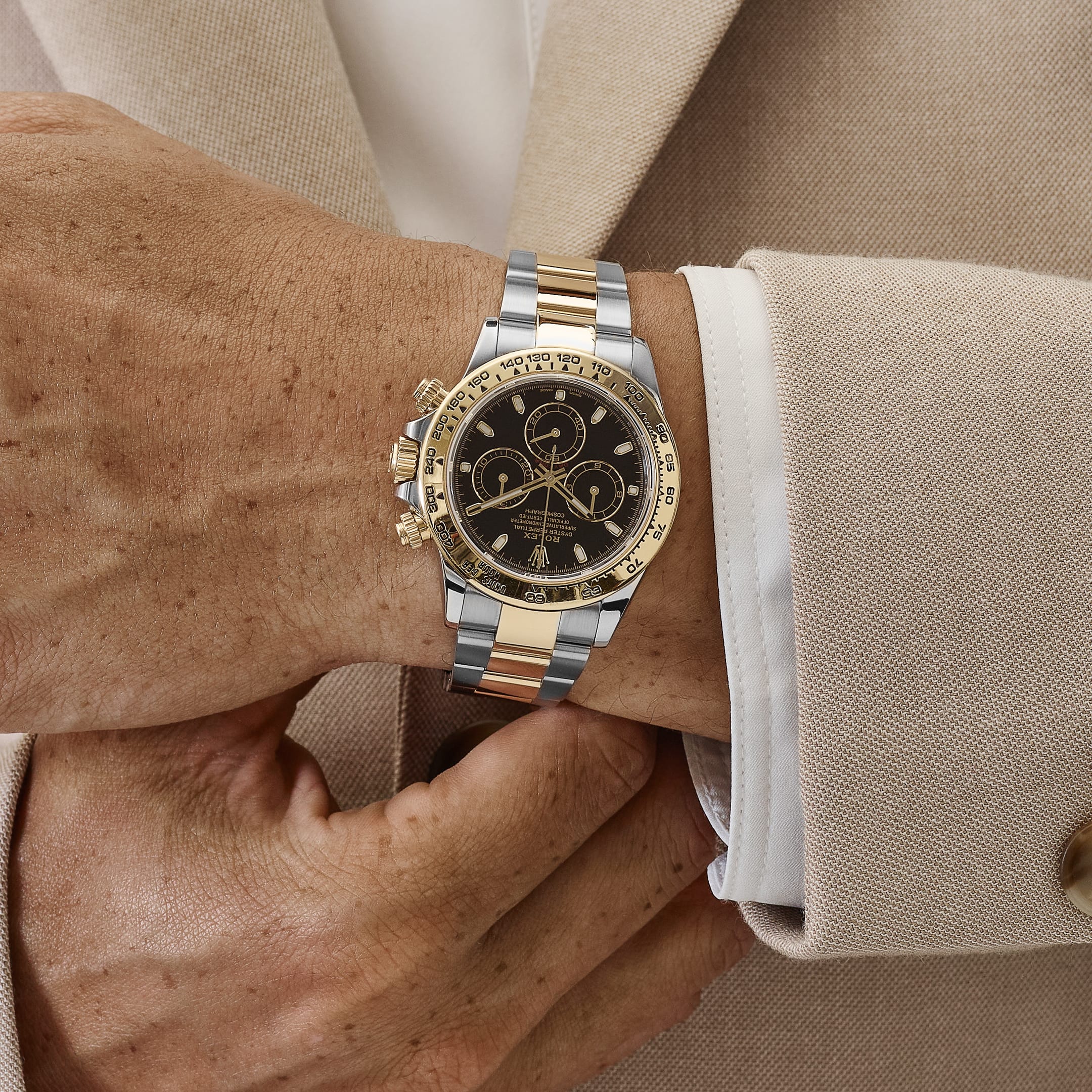 Rolex Daytona 116503 Stainless Steel Yellow Gold Black Dial (2018)