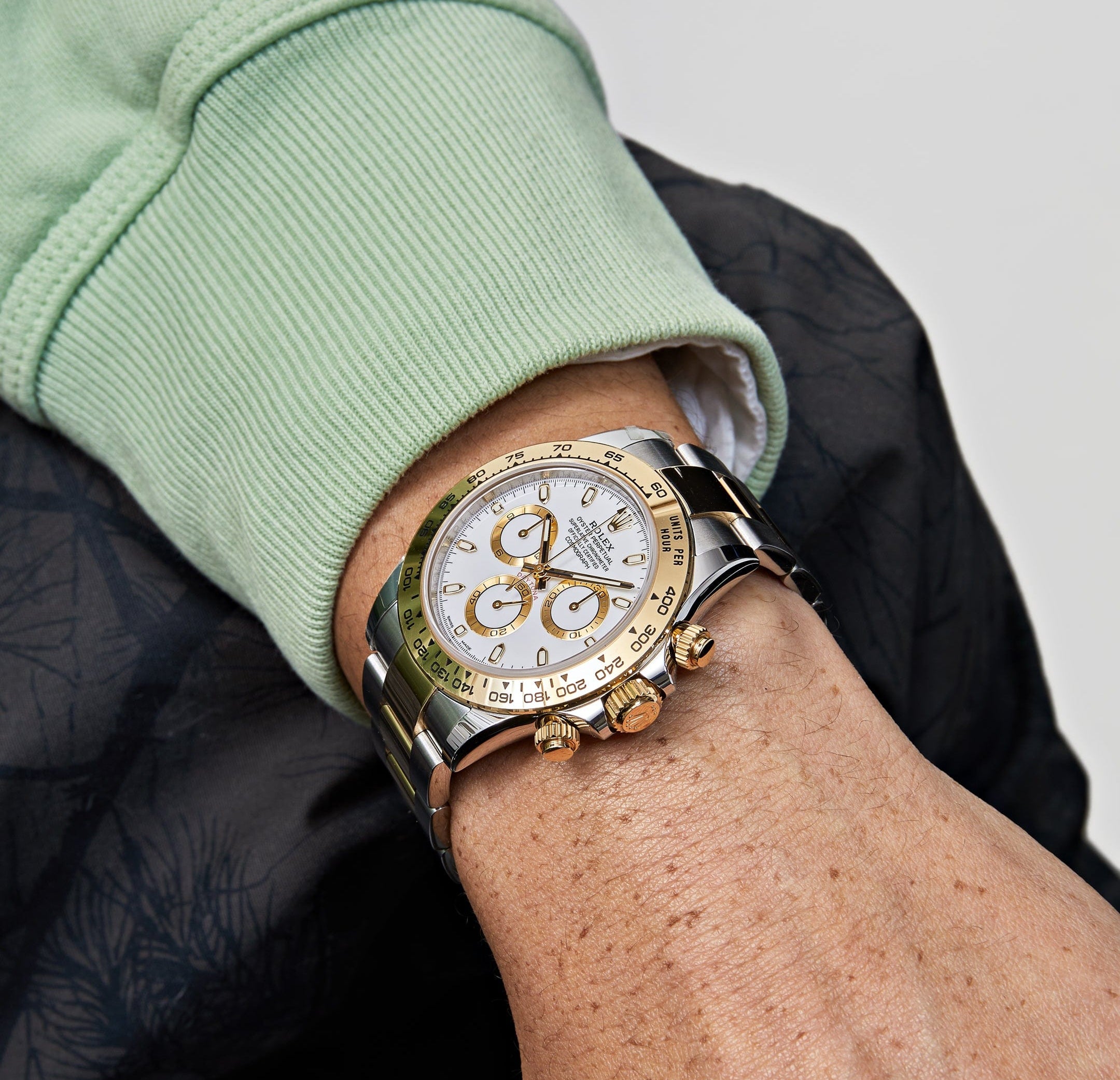 Rolex Daytona 116503 Two-Tone Yellow Gold Stainless Steel White Dial (2023)