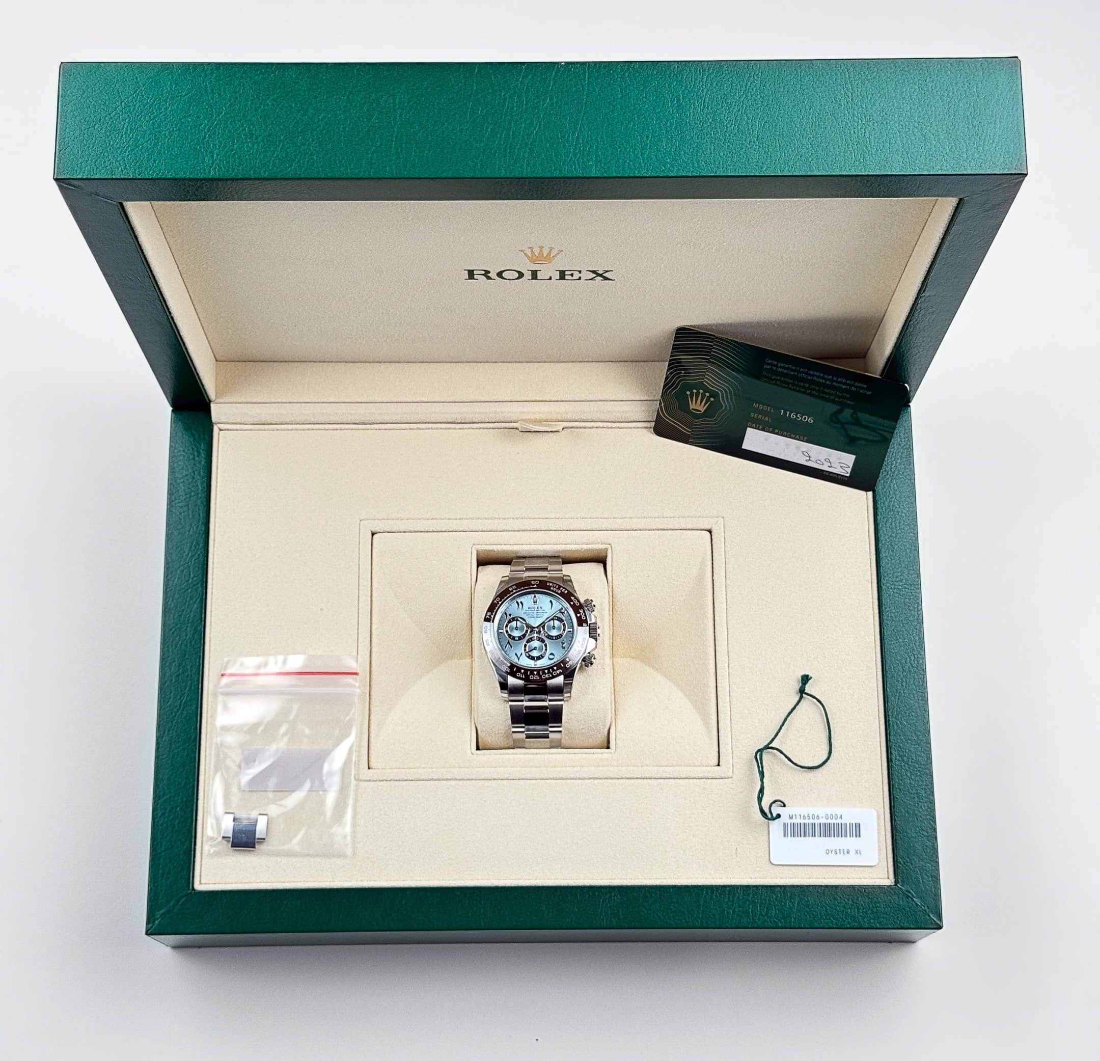 Rolex Daytona 116506 Platinum Ice Blue Arabic Dial (2023)