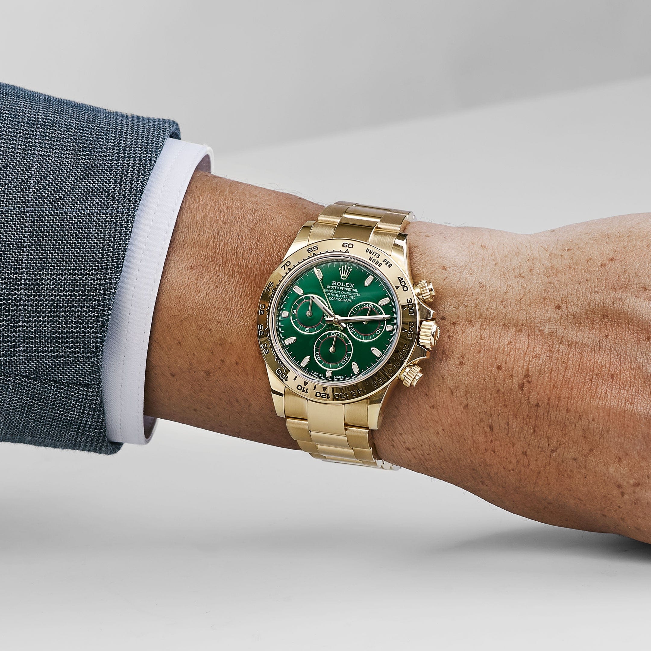 Rolex Daytona 116508 'John Mayer' Yellow Gold Green Dial (2019)