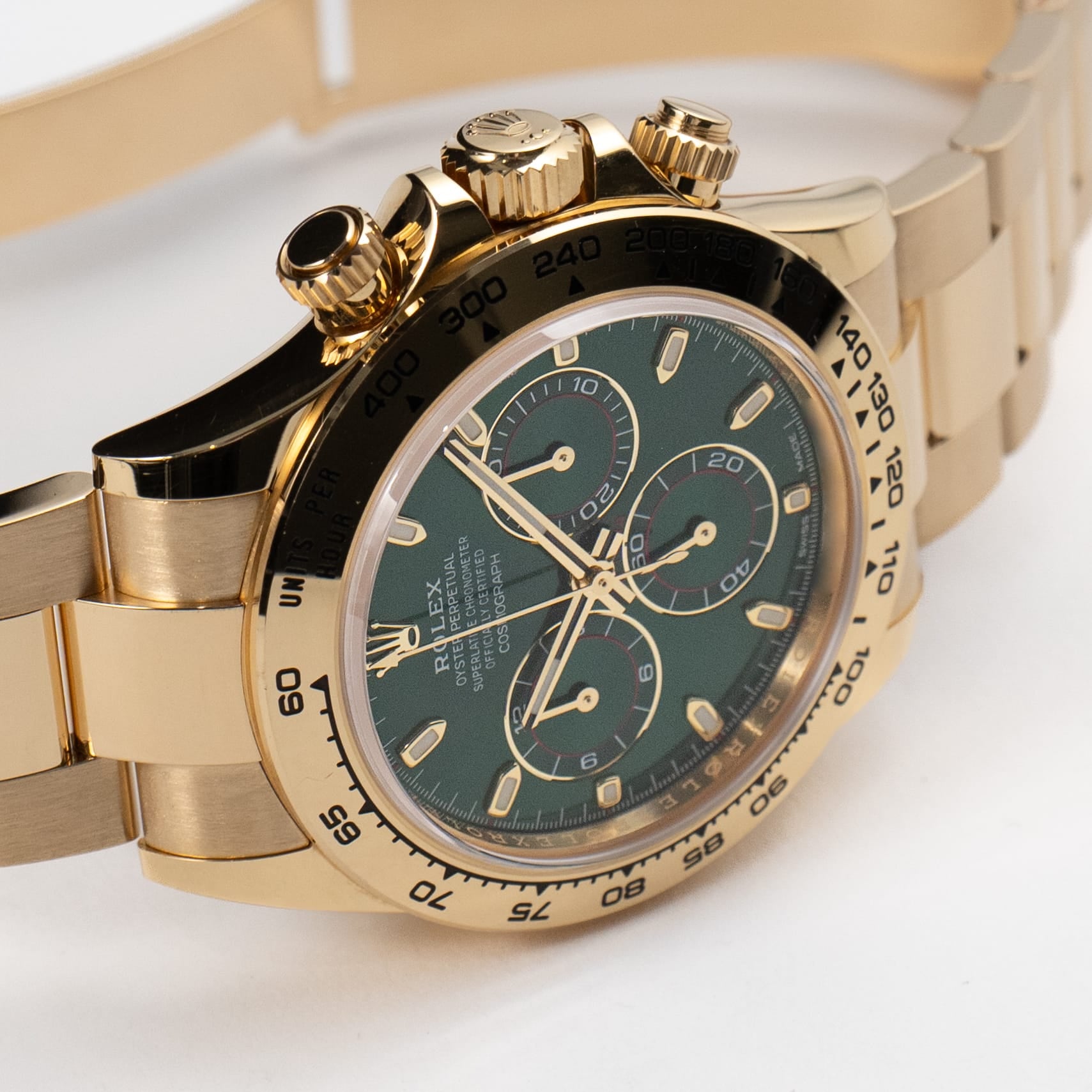 Rolex Daytona 116508 'John Mayer' Yellow Gold Green Dial (2022)