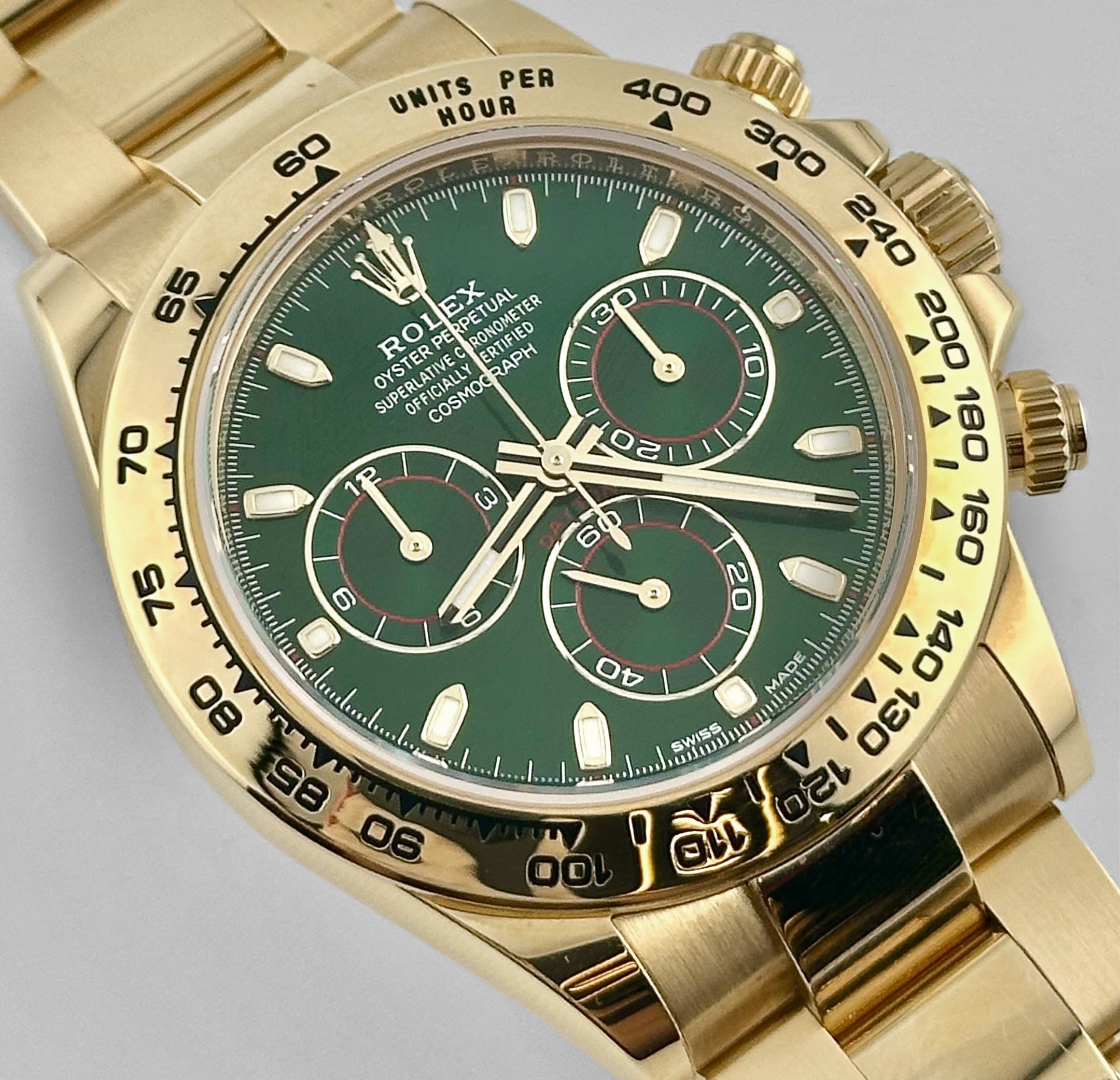 Rolex Daytona 116508 'John Mayer' Yellow Gold Green Dial