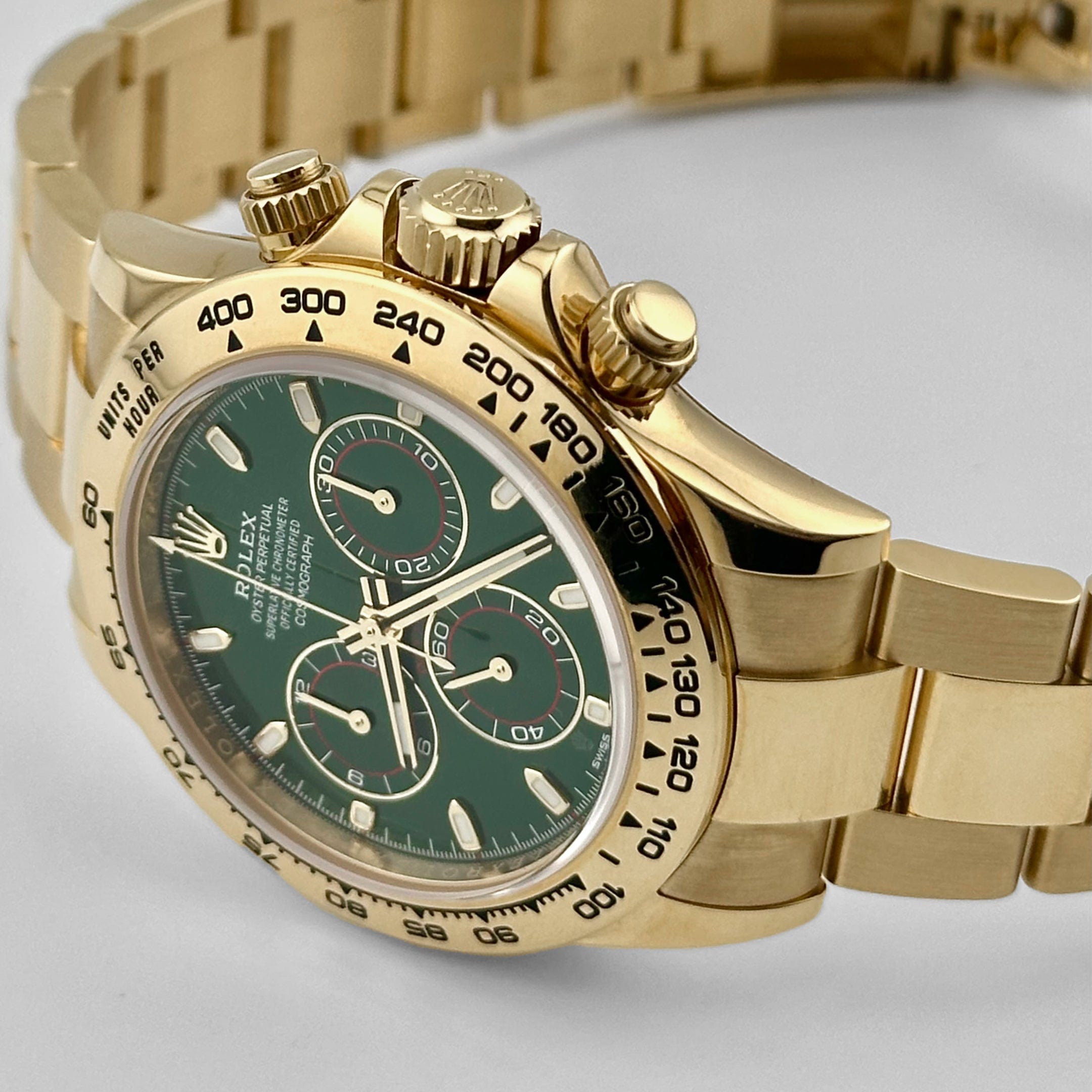 Rolex Daytona 116508 'John Mayer' Yellow Gold Green Dial