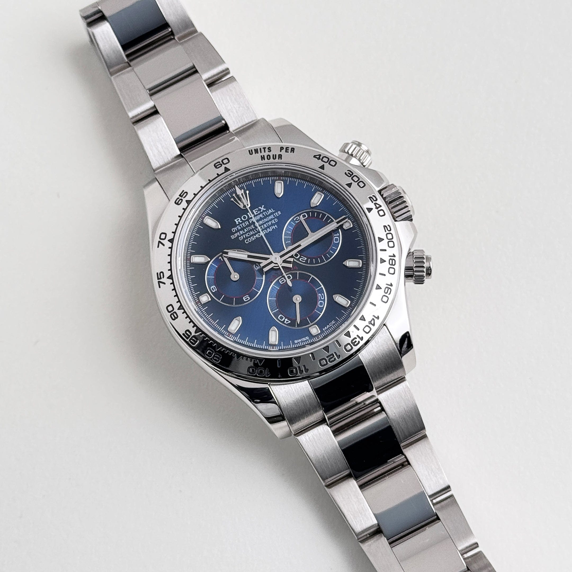Rolex Daytona 116509 White Gold Blue Dial (2018)