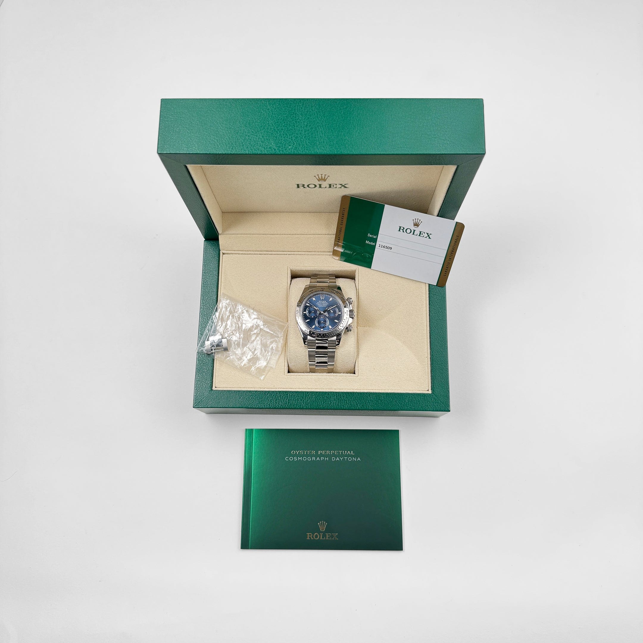 Rolex Daytona 116509 White Gold Blue Dial (2019)