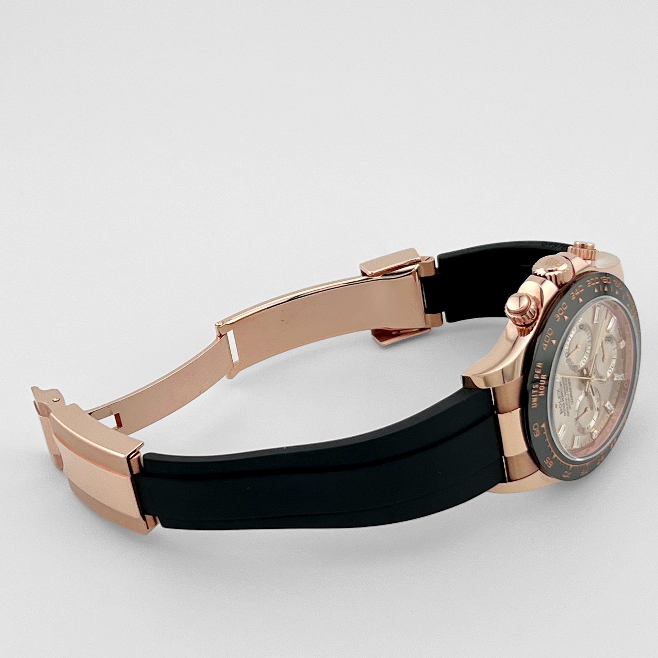 Rolex Daytona 116515LN Rose Gold Baguette Diamond Sundust Dial (2023)