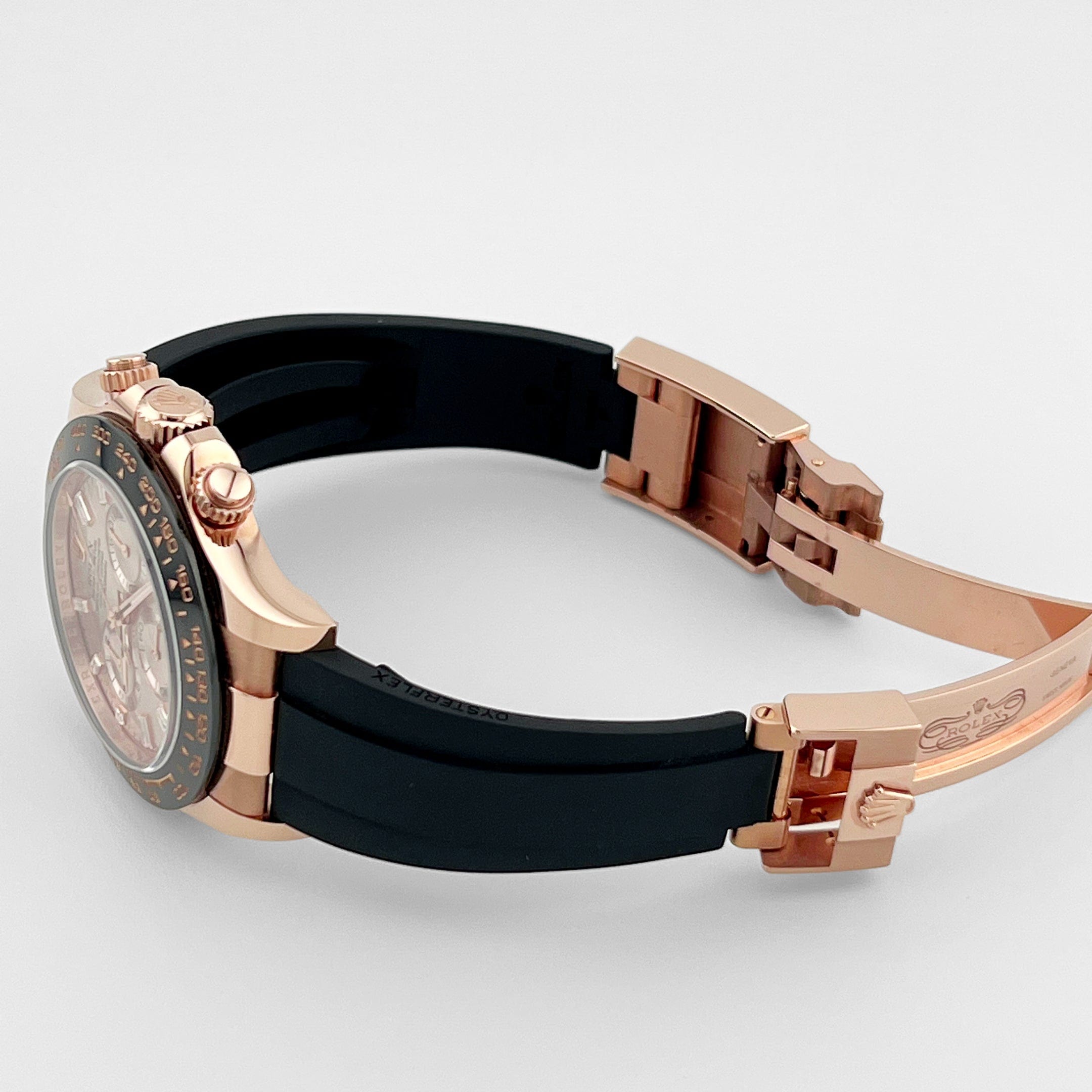 Rolex Daytona 116515LN Rose Gold Baguette Diamond Sundust Dial (2023)