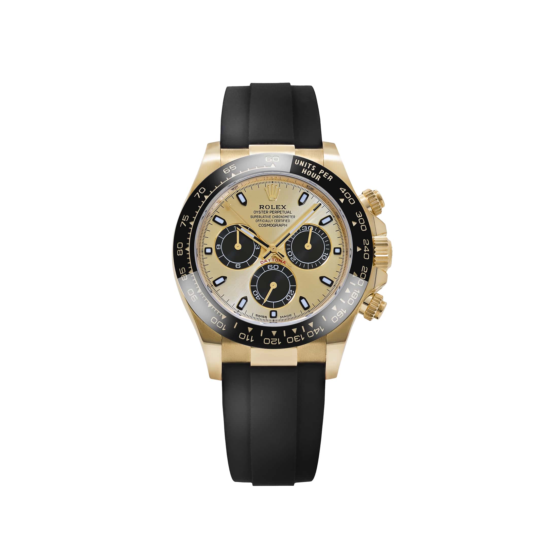 Rolex Daytona 116518LN 'Pikachu' Yellow Gold Champagne Black Dial (2020)