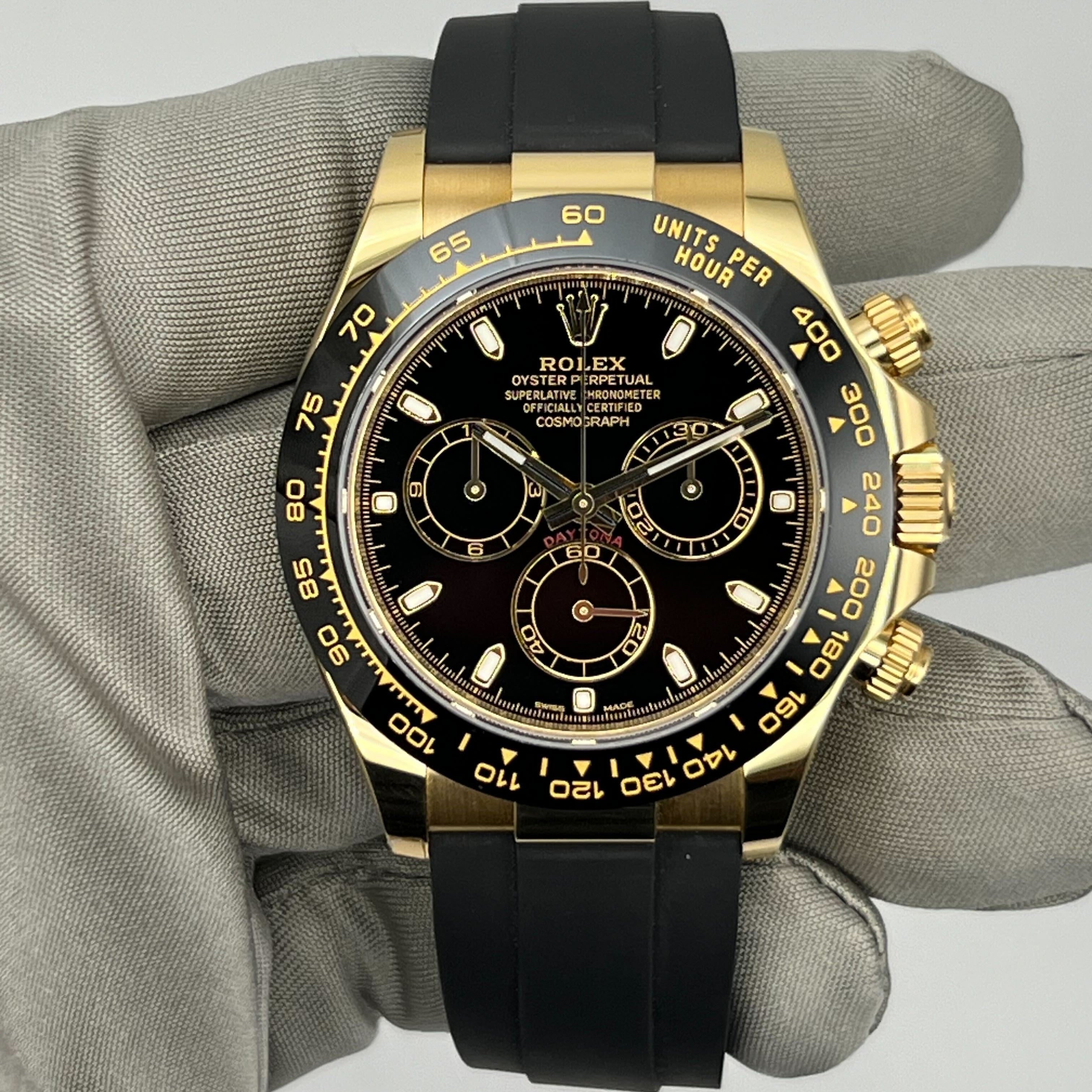 Rolex Daytona 116518LN Yellow Gold Black Dial