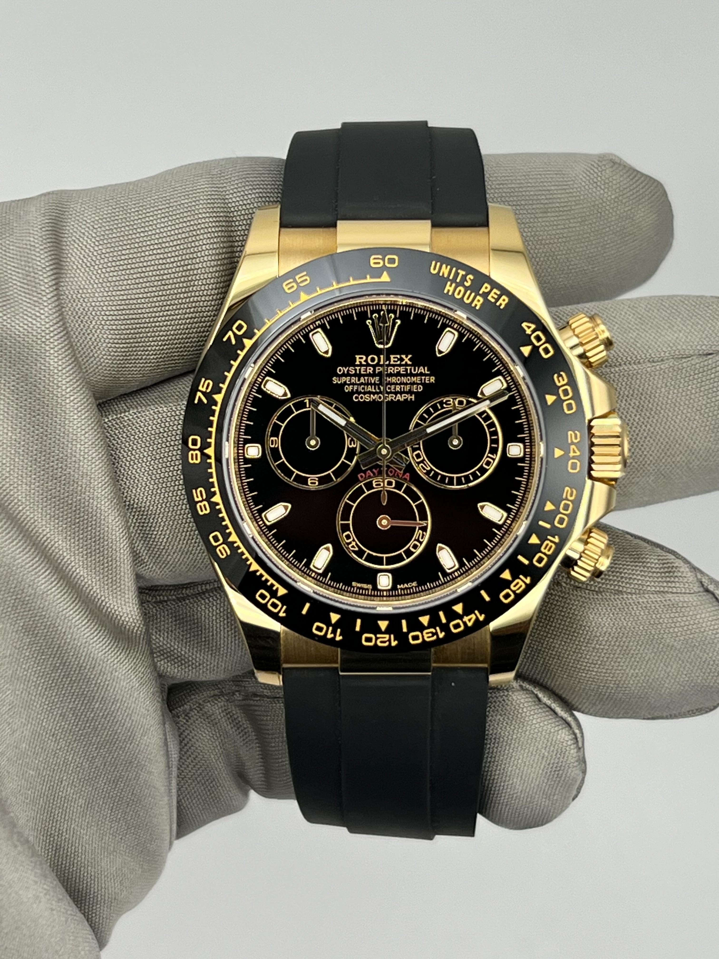 Rolex Daytona 116518LN Yellow Gold Black Dial