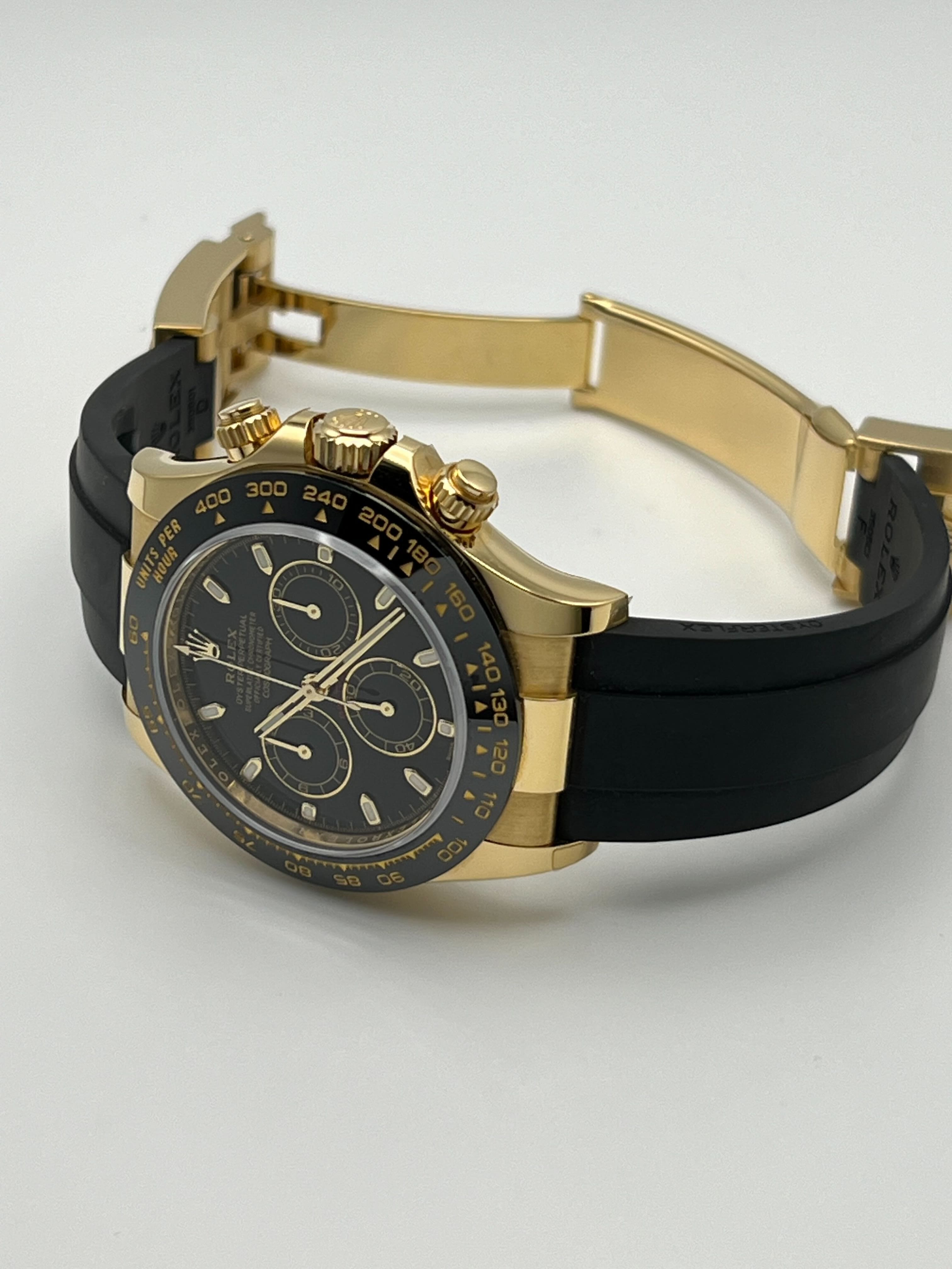 Rolex Daytona 116518LN Yellow Gold Black Dial