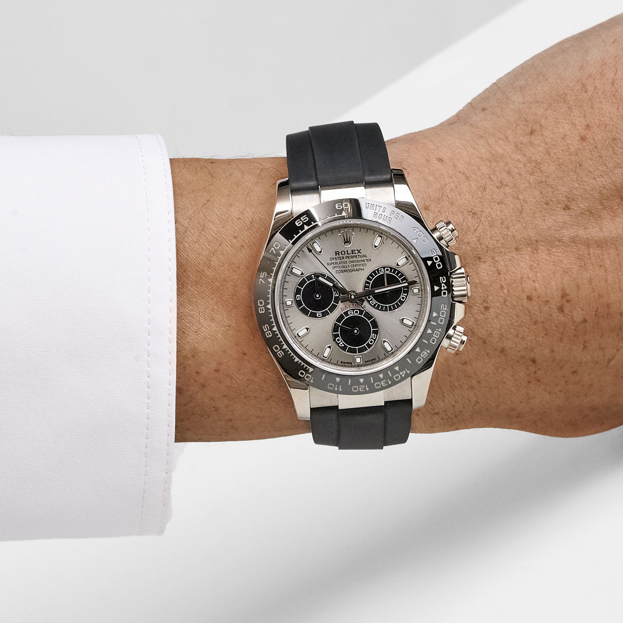 Rolex Daytona 116519LN 'Ghost' White Gold Steel and Bright Black Dial (2021)