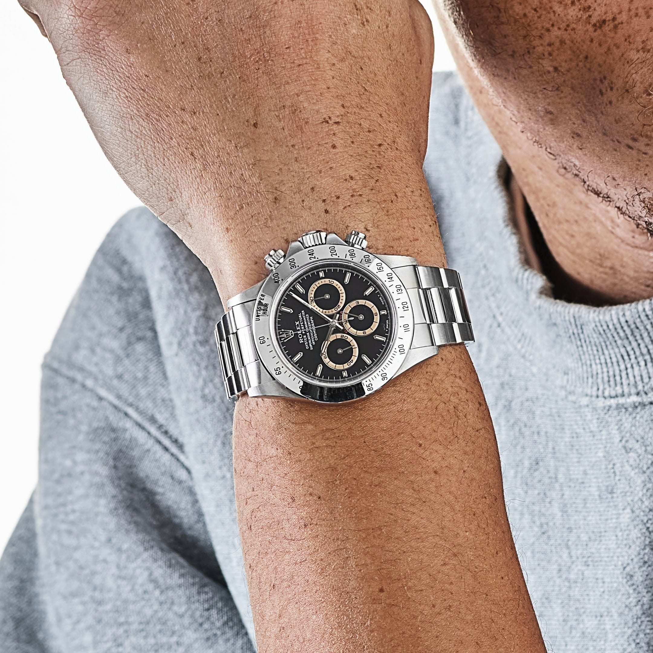 Rolex Daytona 116520 Stainless Steel Black Dial Zenith (1997)