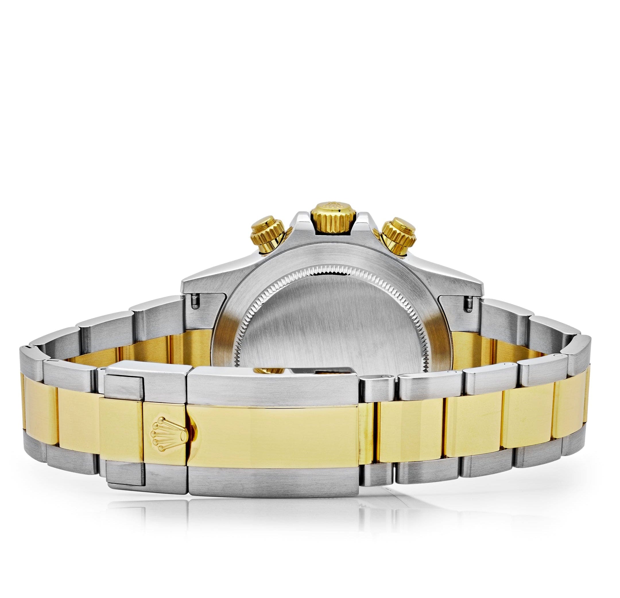 Rolex Daytona 116523 Stainless Steel and Yellow Gold Blue Dial