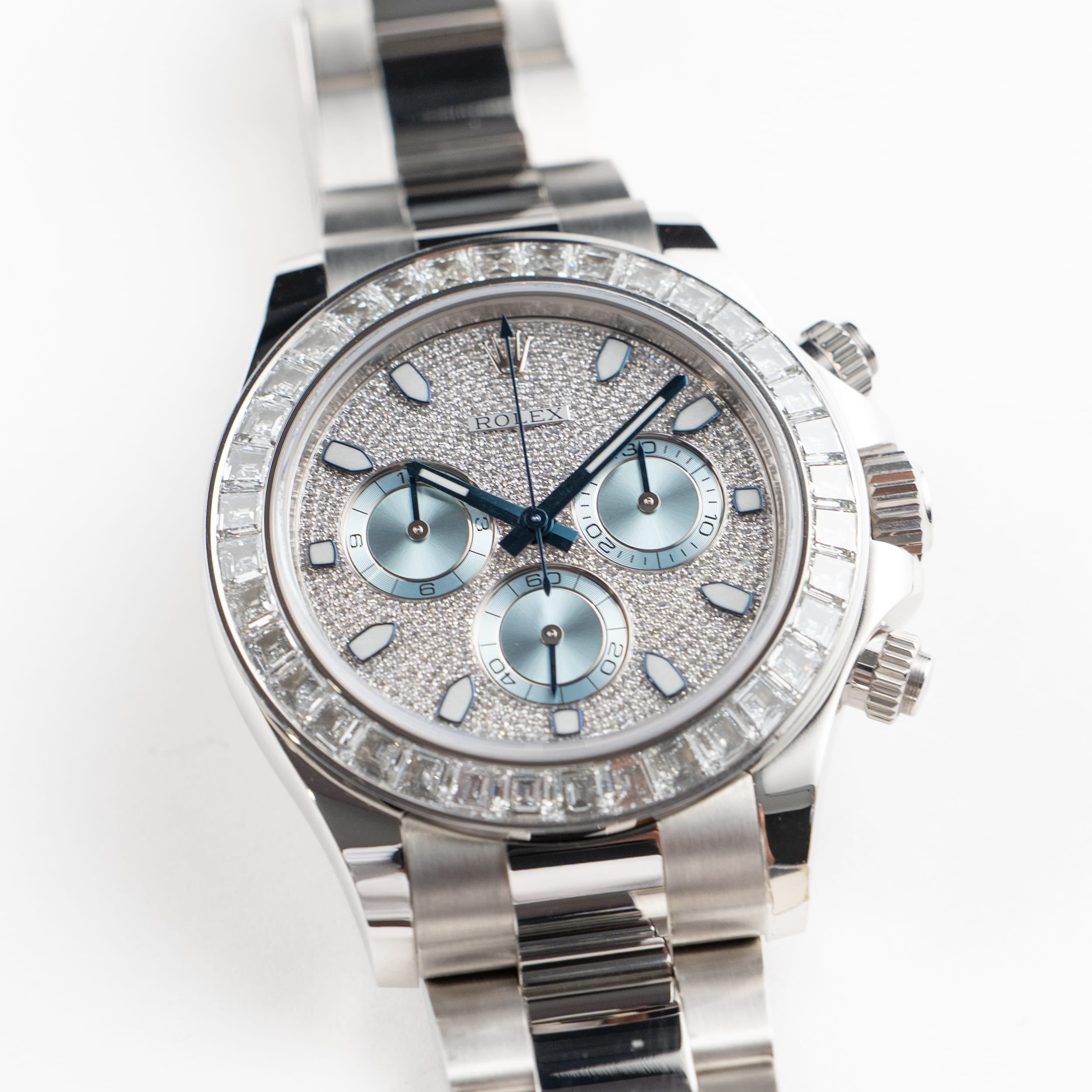 Rolex Daytona 116576TBR Platinum Pave Diamond Dial (2018)