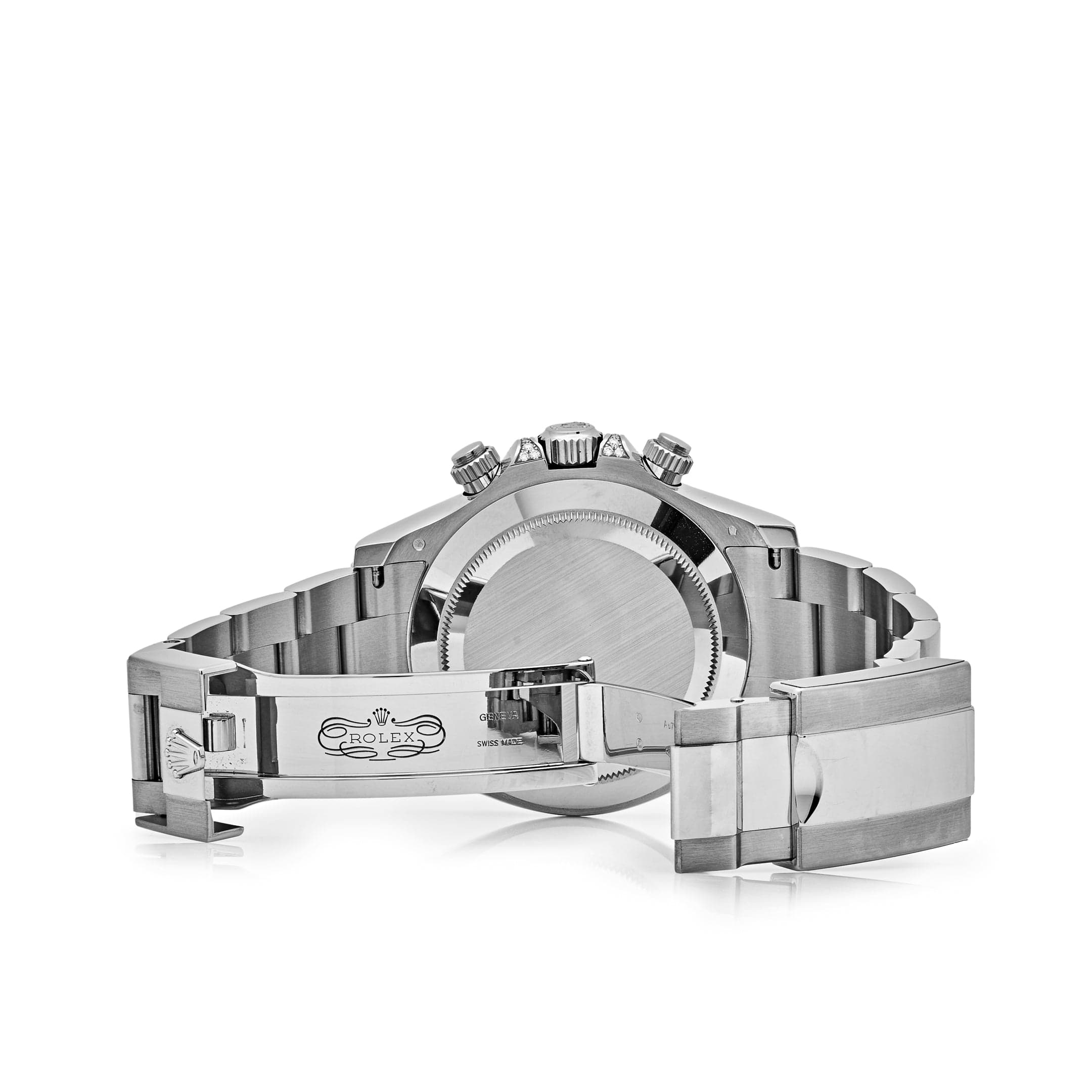 Rolex Daytona White Gold Rainbow Bezel Black Dial 116599RBOW