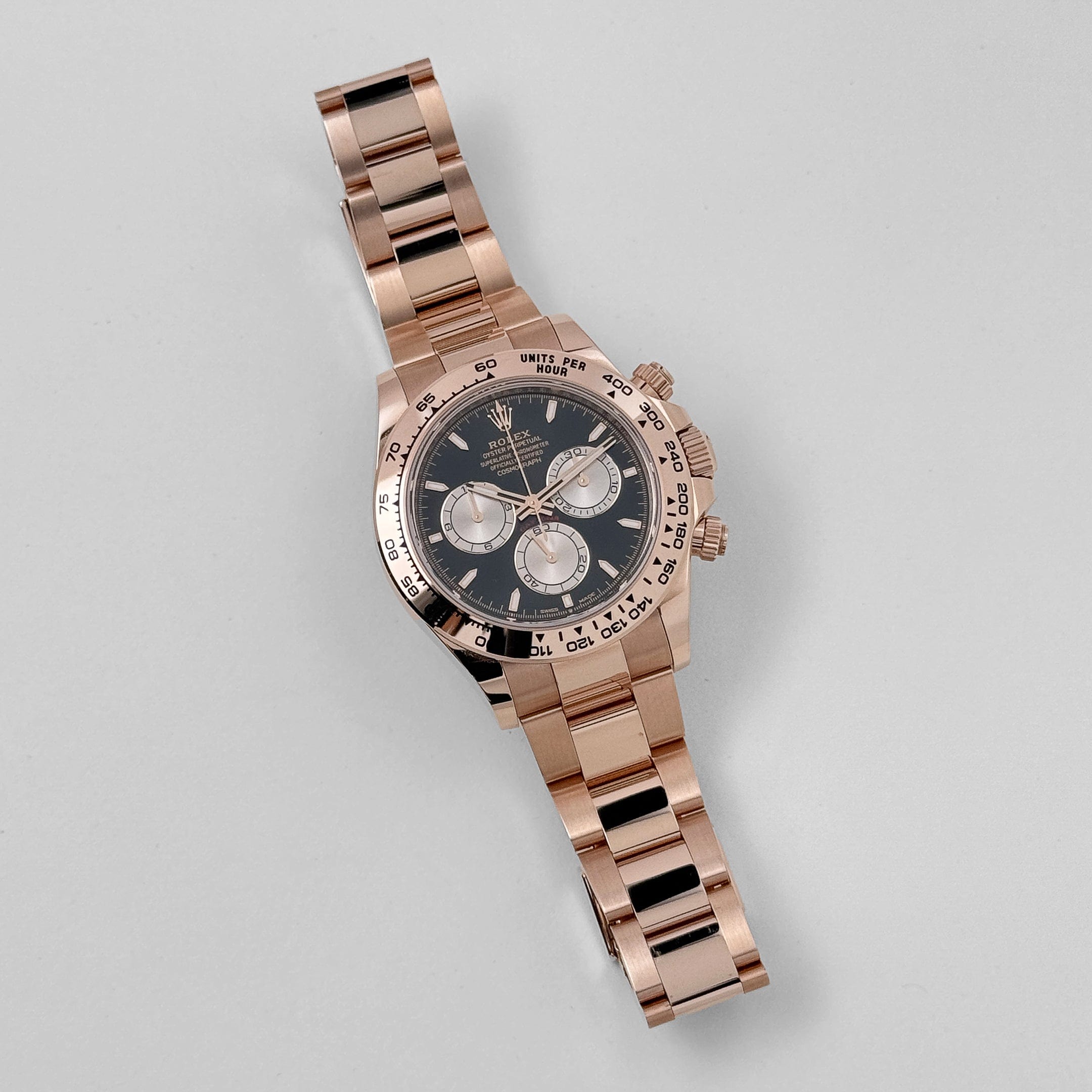 Rolex Daytona 126505 Rose Gold Bright Black Dial (2024)