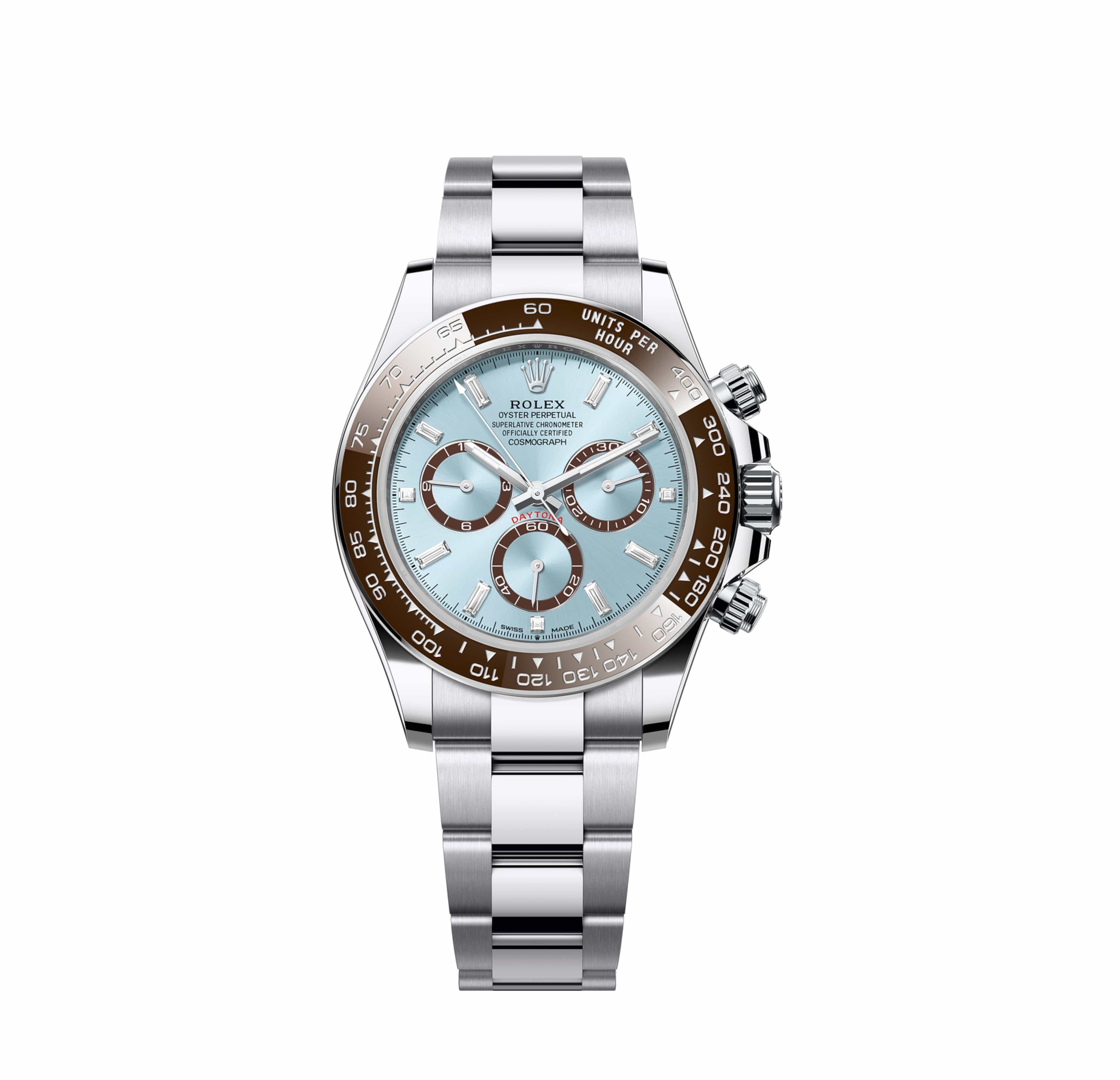 Rolex Daytona 126506 Platinum Ice Blue Baguette Dial (2024)