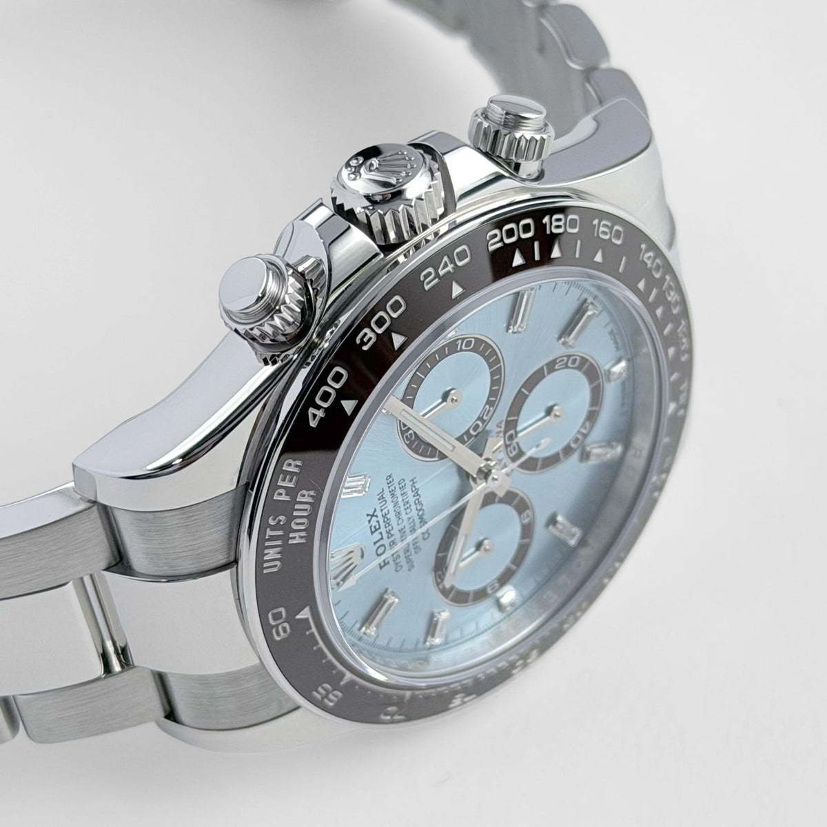 Rolex Daytona 126506 Platinum Ice Blue Diamond Baguette Dial (2024)
