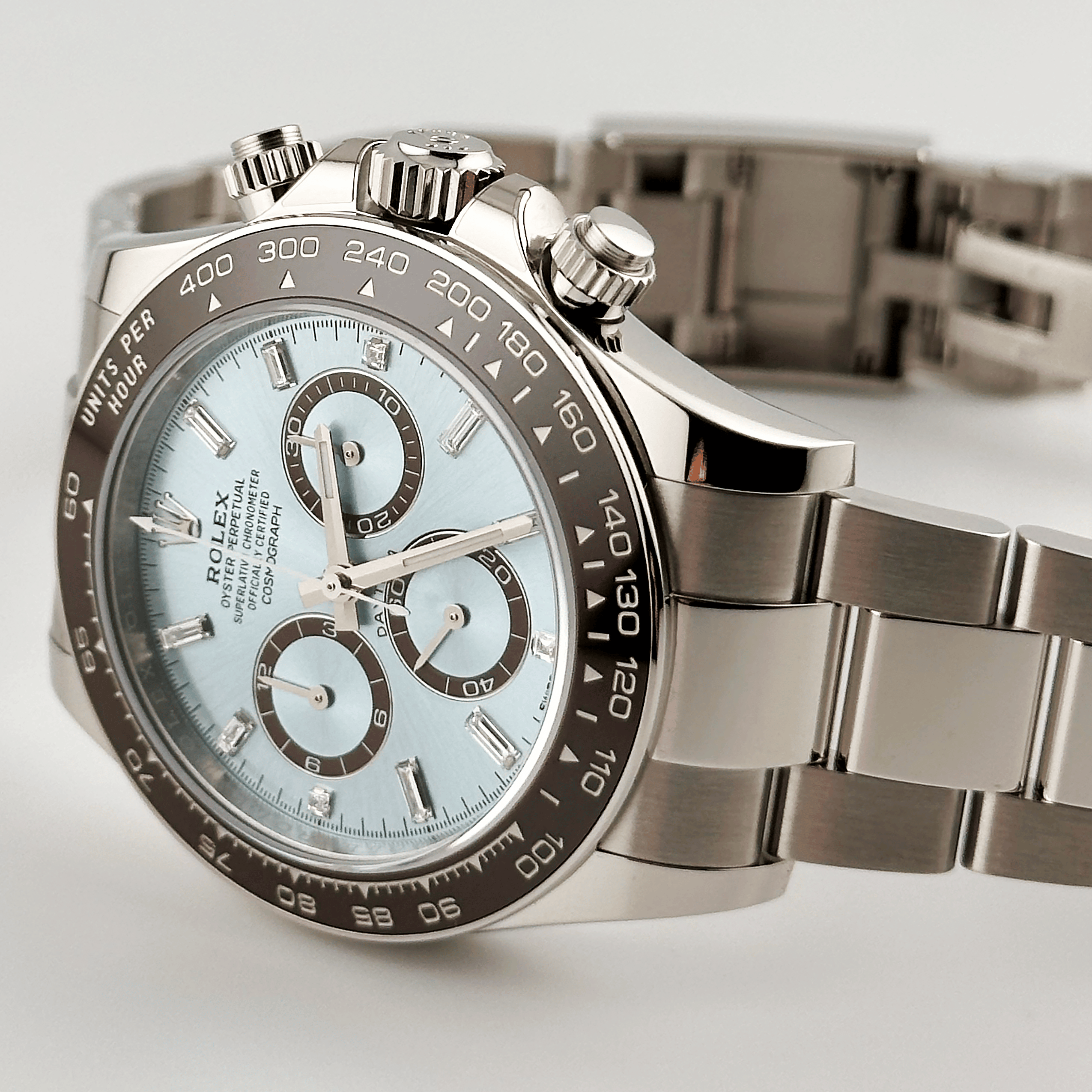 Rolex Daytona 126506 Platinum Ice Blue Diamond Baguette Dial (2026)