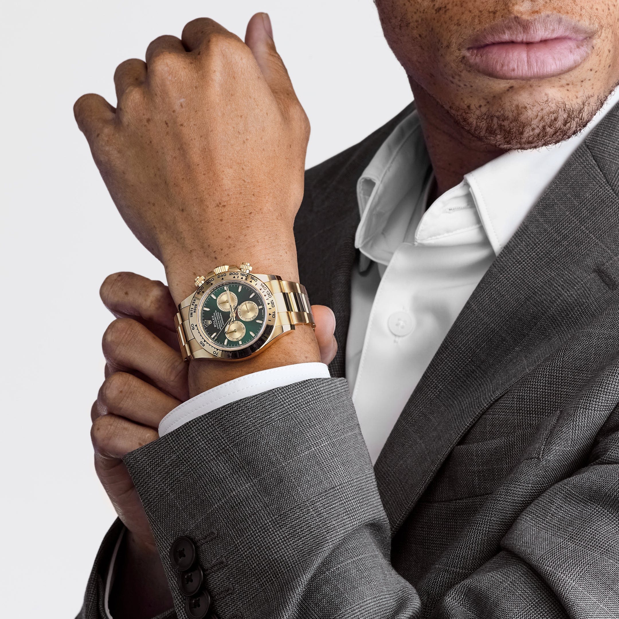 Rolex Daytona 126508 'John Mayer 2.0' Yellow Gold Bright Green and Golden Dial (2025)