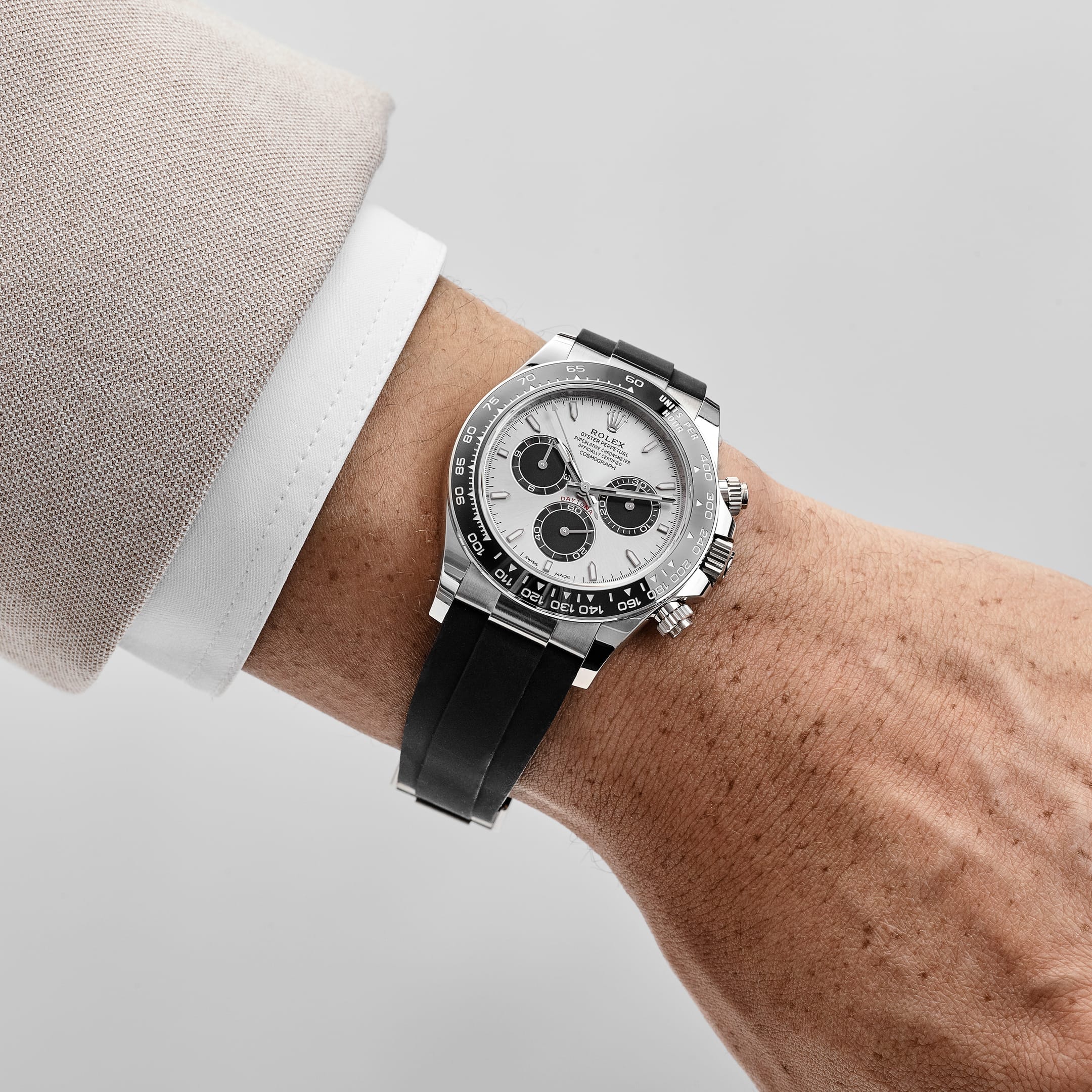 Rolex Daytona 126519LN 'Ghost' White Gold Steel and Bright Black Dial (2026)