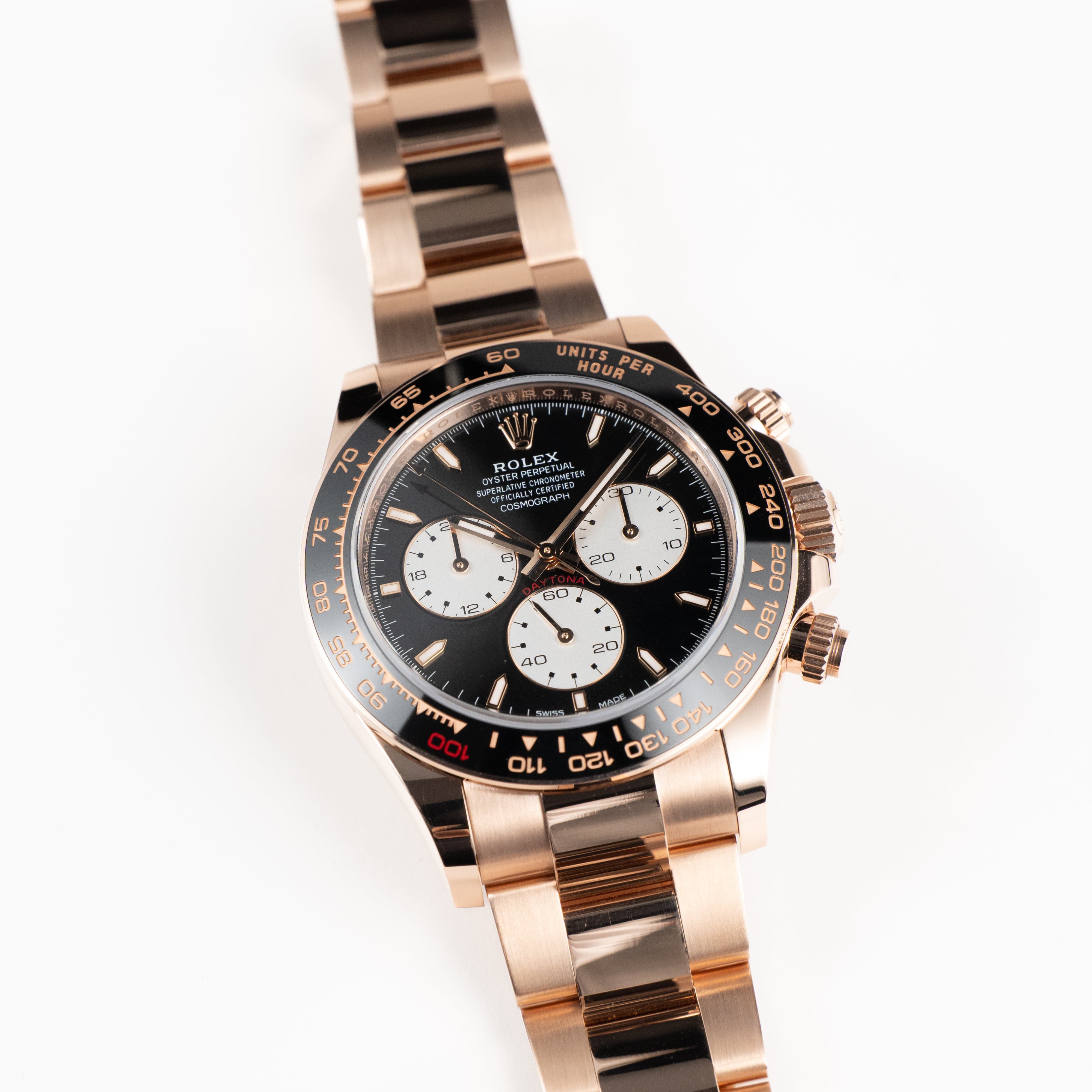 Rolex Daytona 126525LN 'Le Mans' Rose Gold Bright Black Dial (2025)