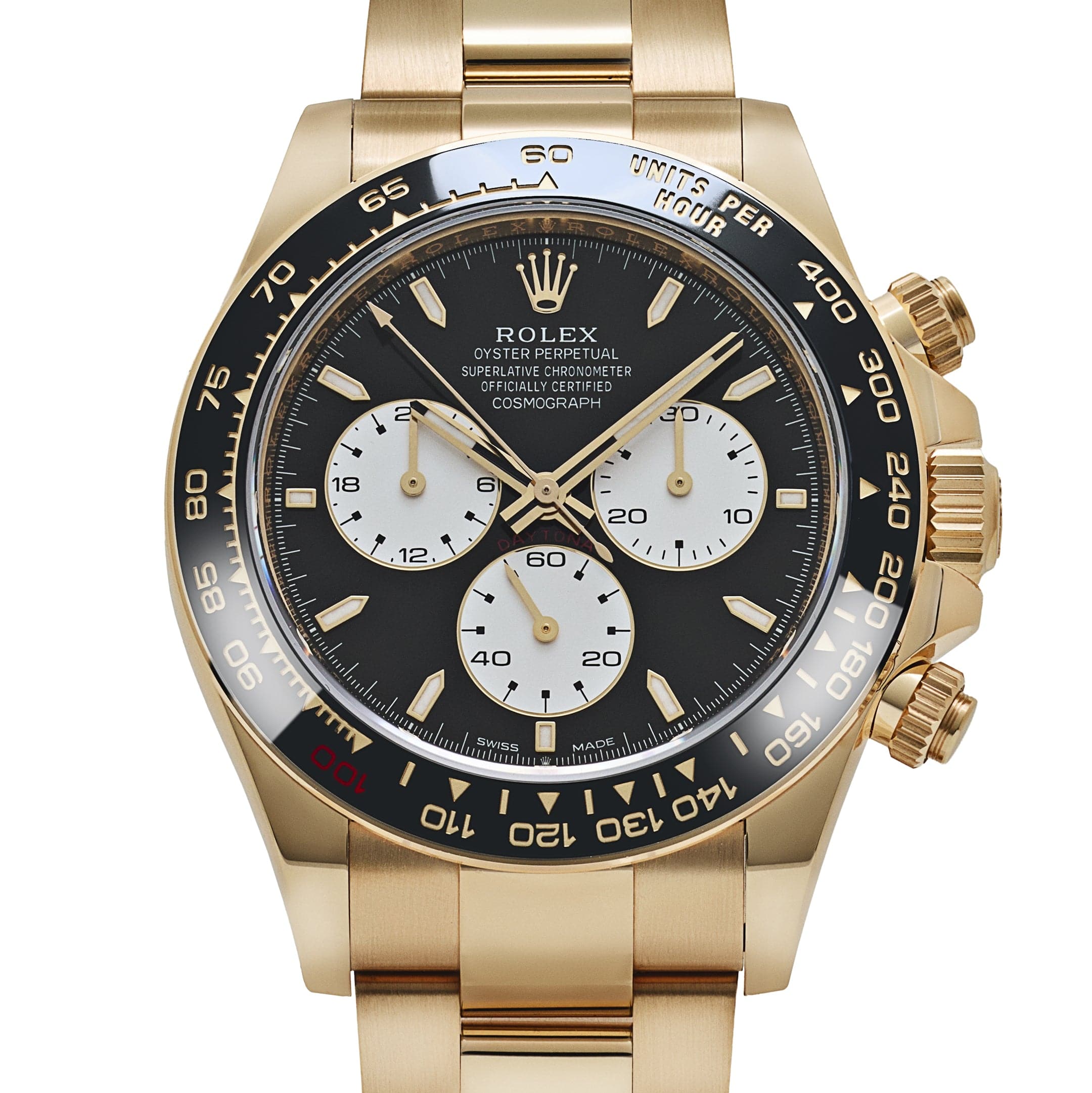 Rolex Daytona 126528LN 'Le Mans' Yellow Gold Black Dial (2024)