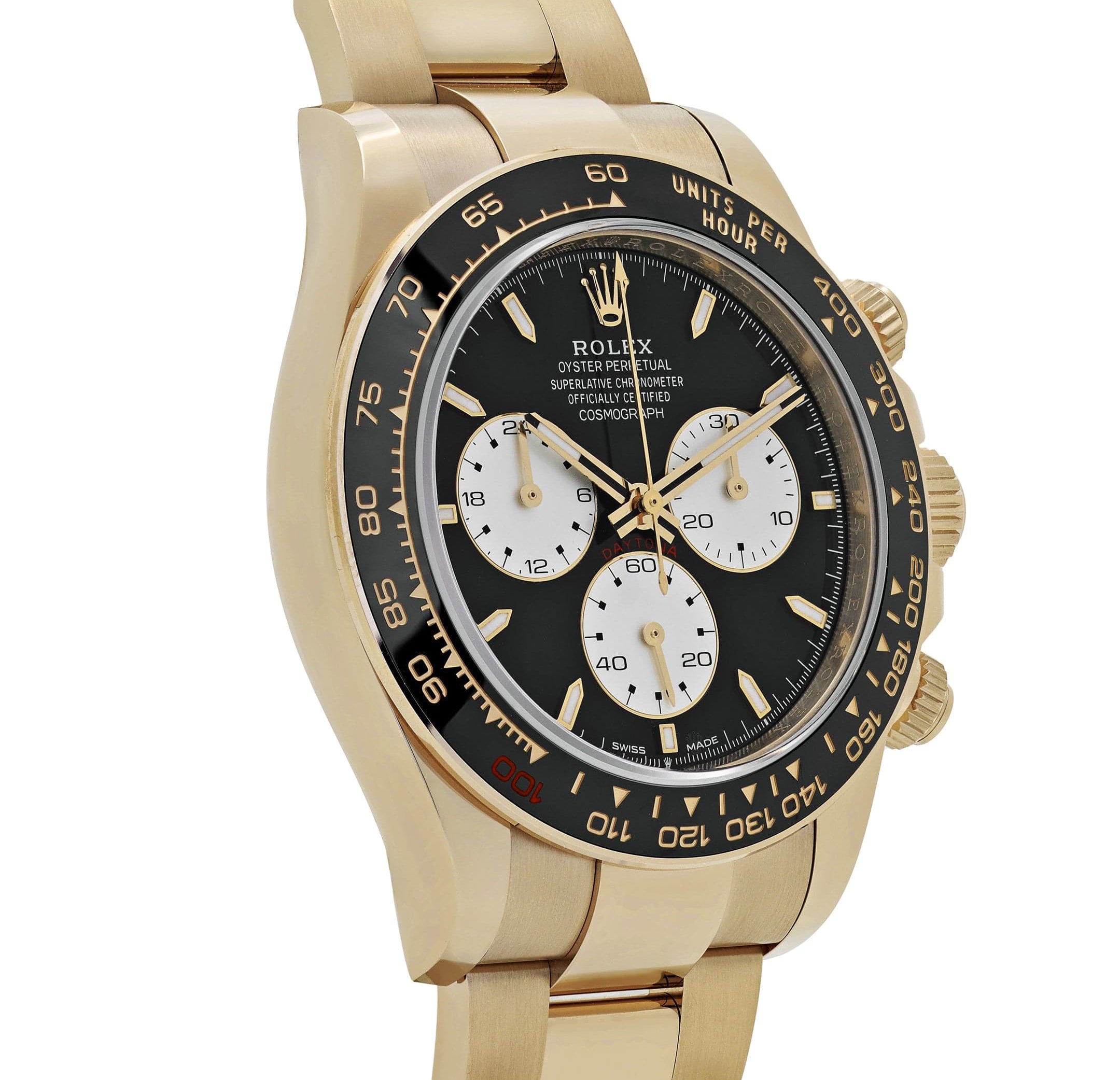 Rolex Daytona 126528LN 'Le Mans' Yellow Gold Black Dial