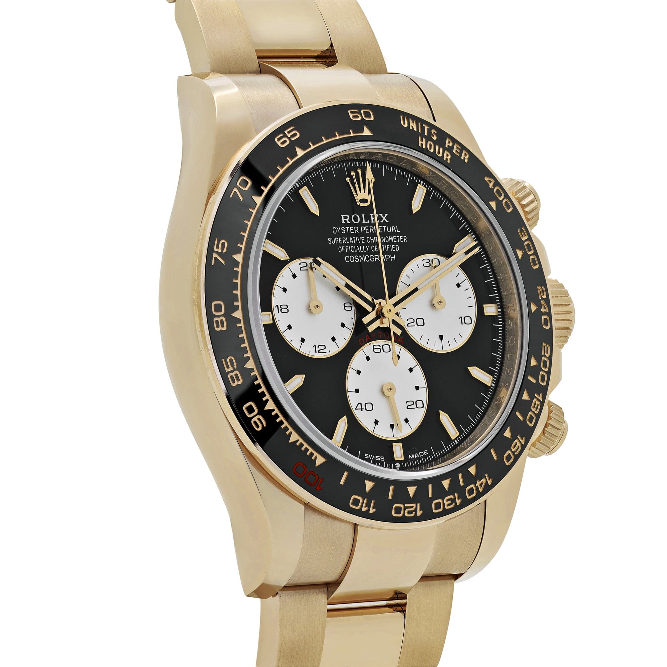 Rolex Daytona 126528LN 'Le Mans' Yellow Gold Black Dial