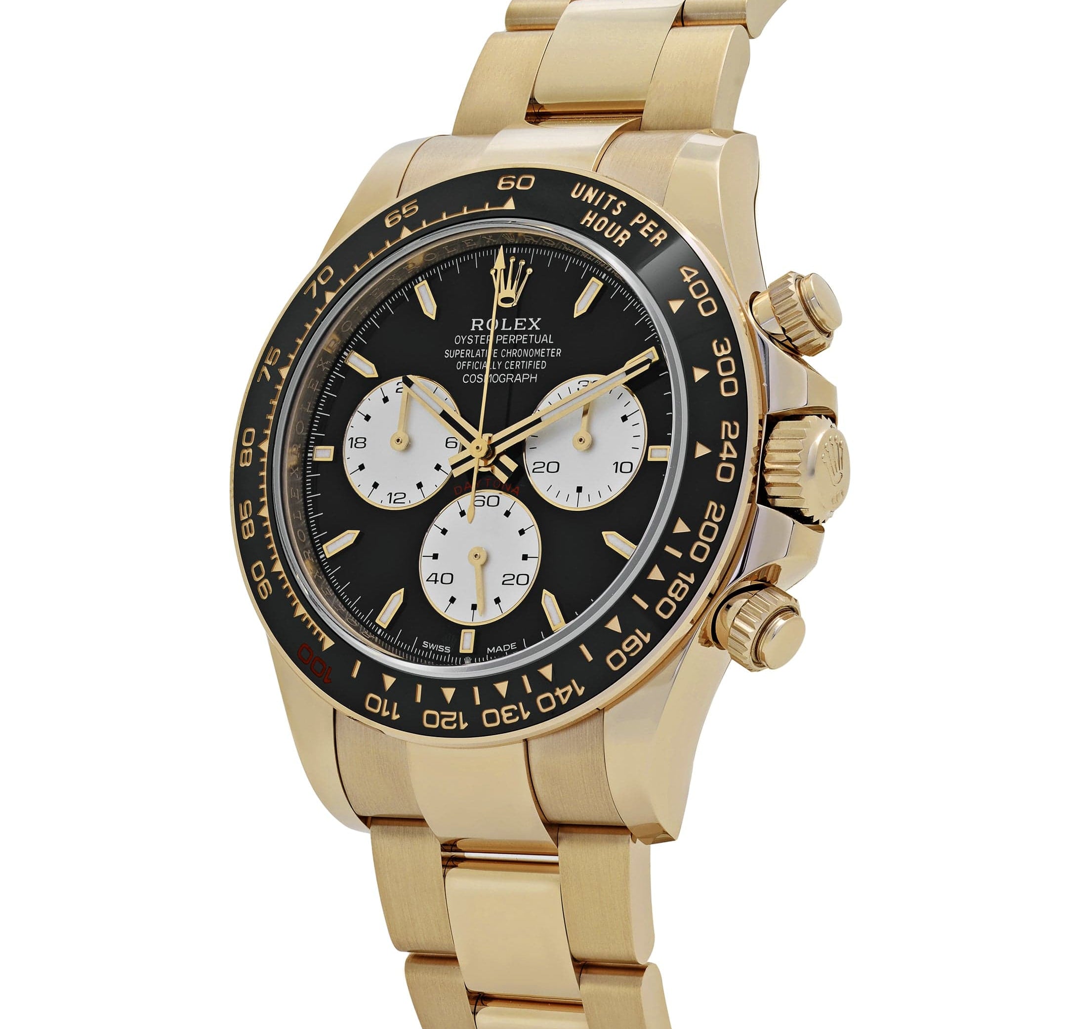 Rolex Daytona 126528LN 'Le Mans' Yellow Gold Black Dial