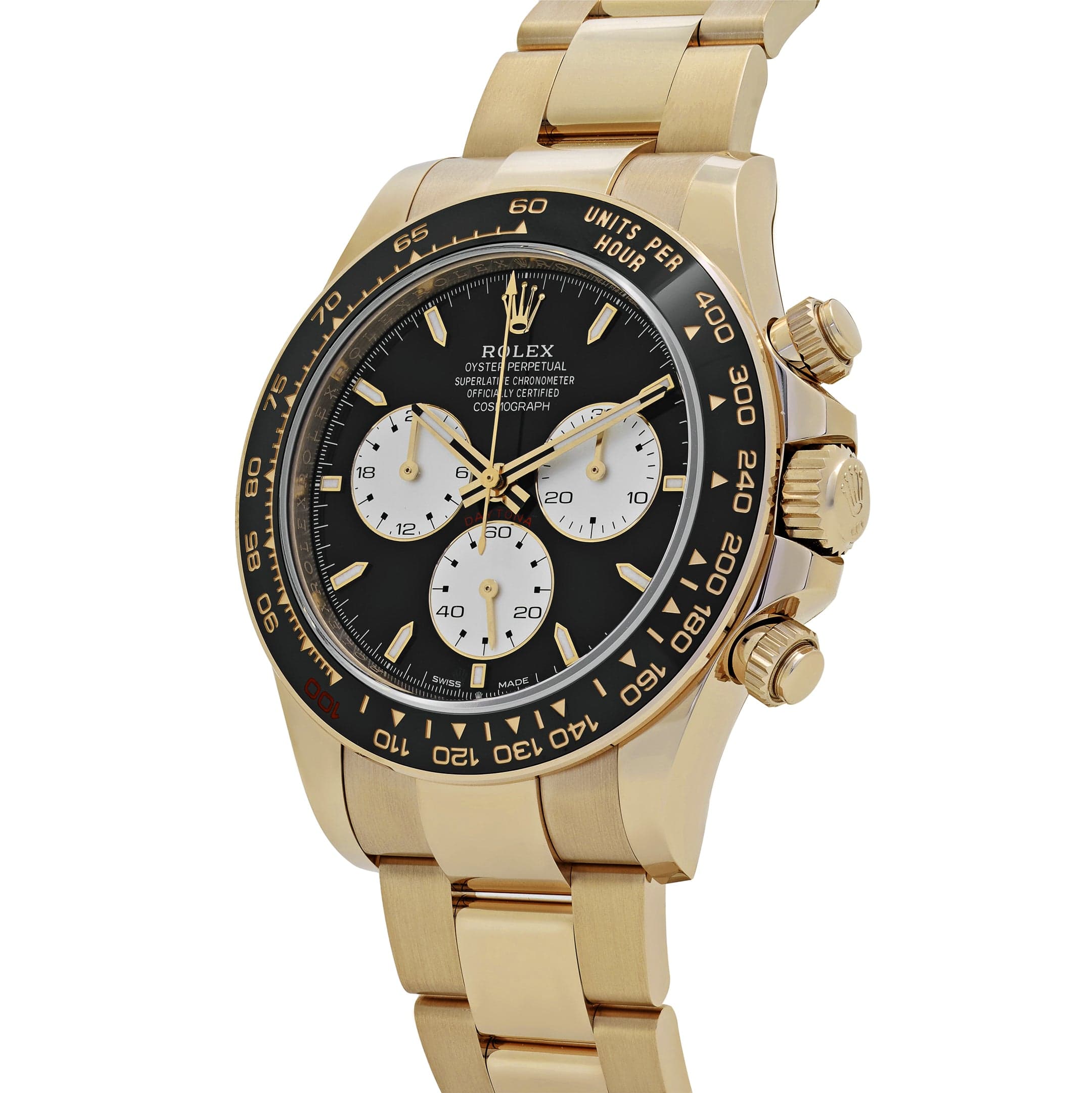 Rolex Daytona 126528LN 'Le Mans' Yellow Gold Black Dial
