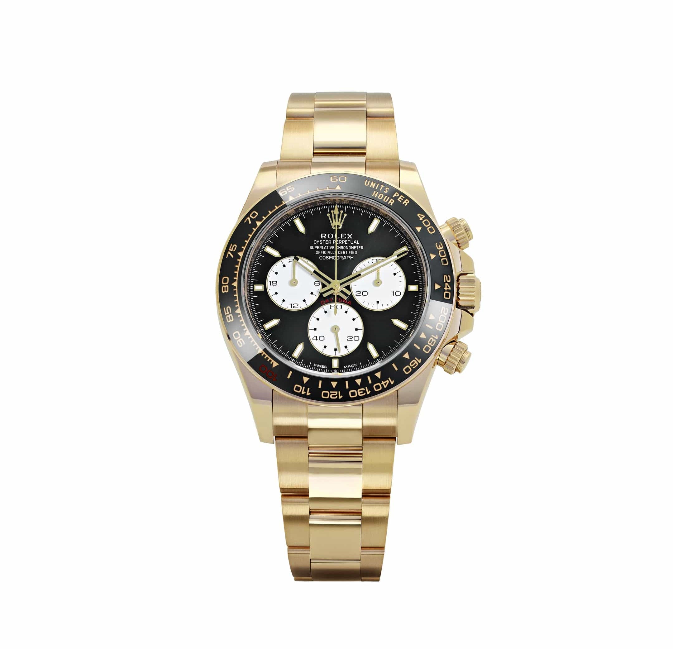 Rolex Daytona 126528LN 'Le Mans' Yellow Gold Black Dial