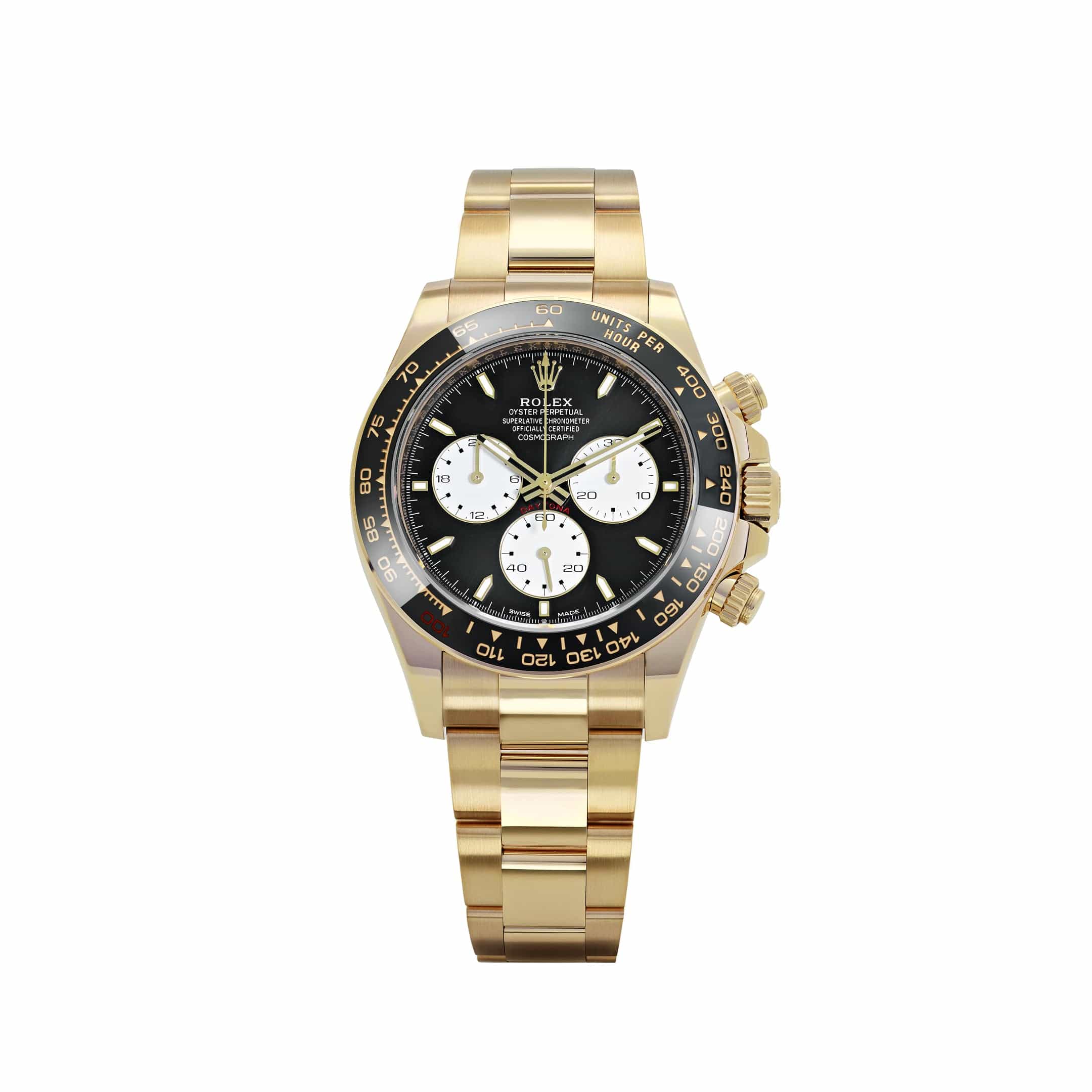 Rolex Daytona 126528LN 'Le Mans' Yellow Gold Black Dial