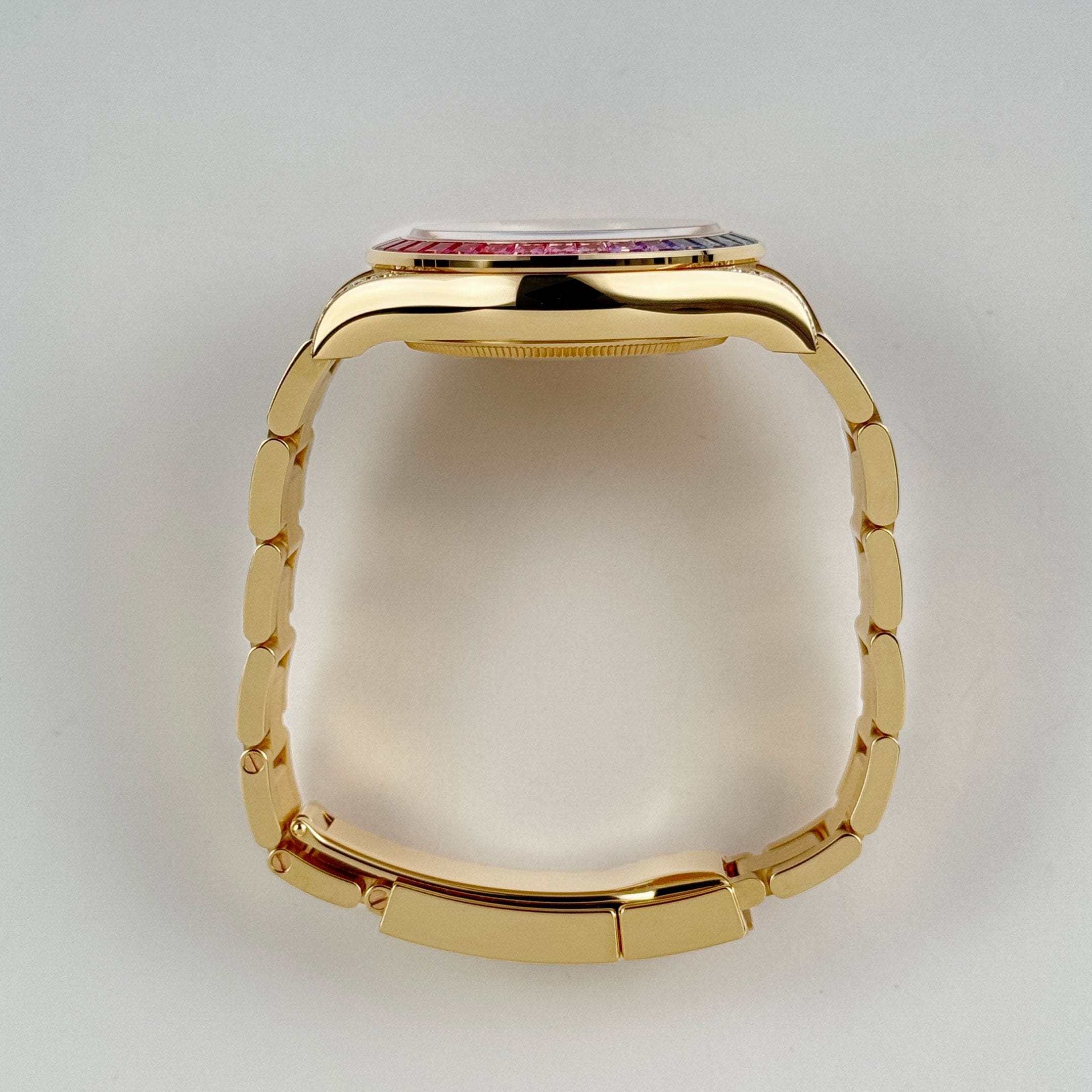 Rolex Daytona 126598RBOW 'Rainbow' Yellow Gold Black Dial Sapphire Bezel (2025)