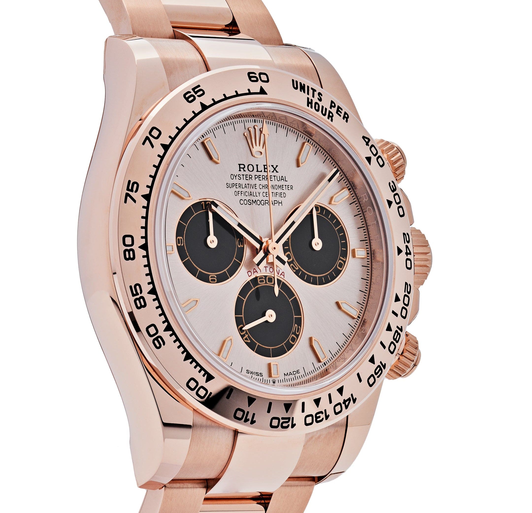 Rolex Daytona Cosmograph Rose Gold Sundust Dial 126505 Wrist Aficionado