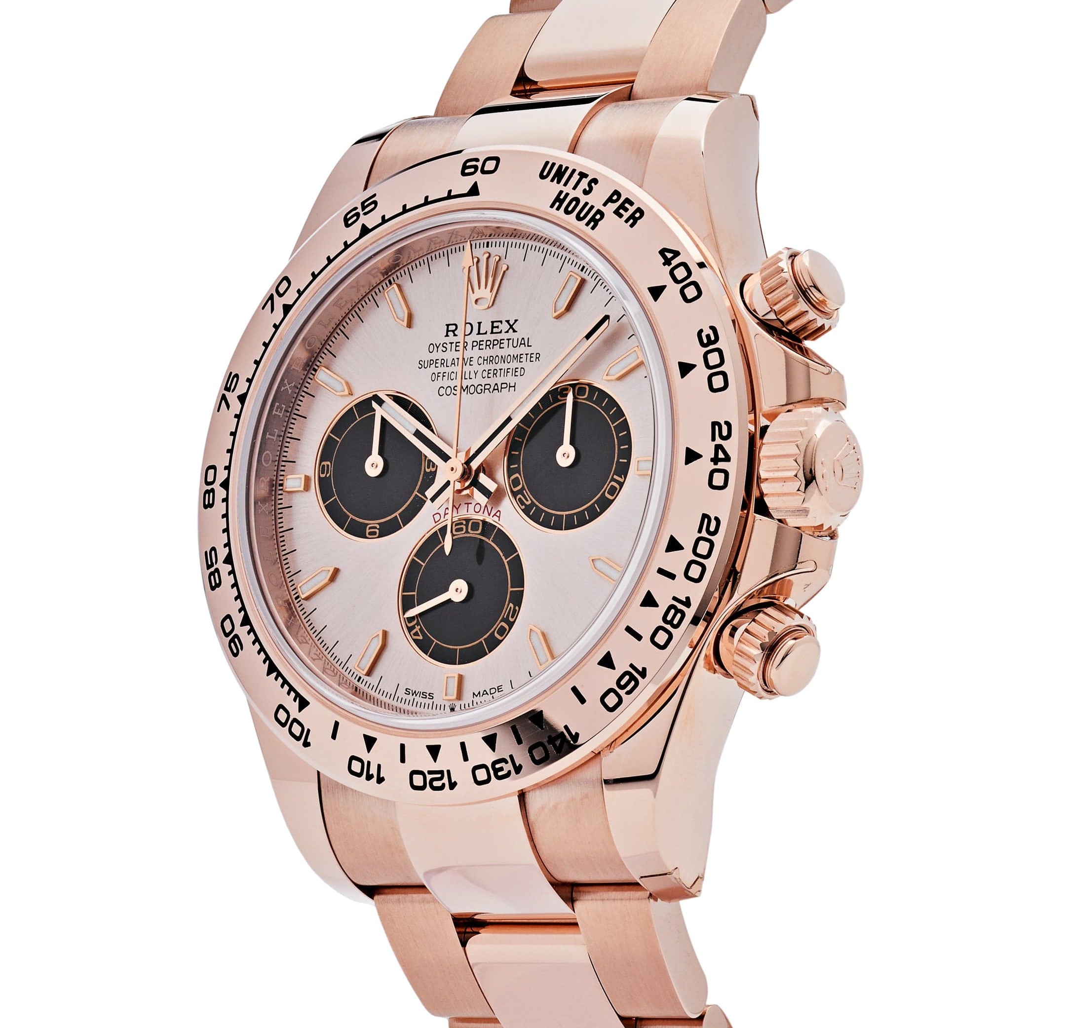 Rolex Daytona Cosmograph Rose Gold Sundust Dial 126505 Wrist Aficionado