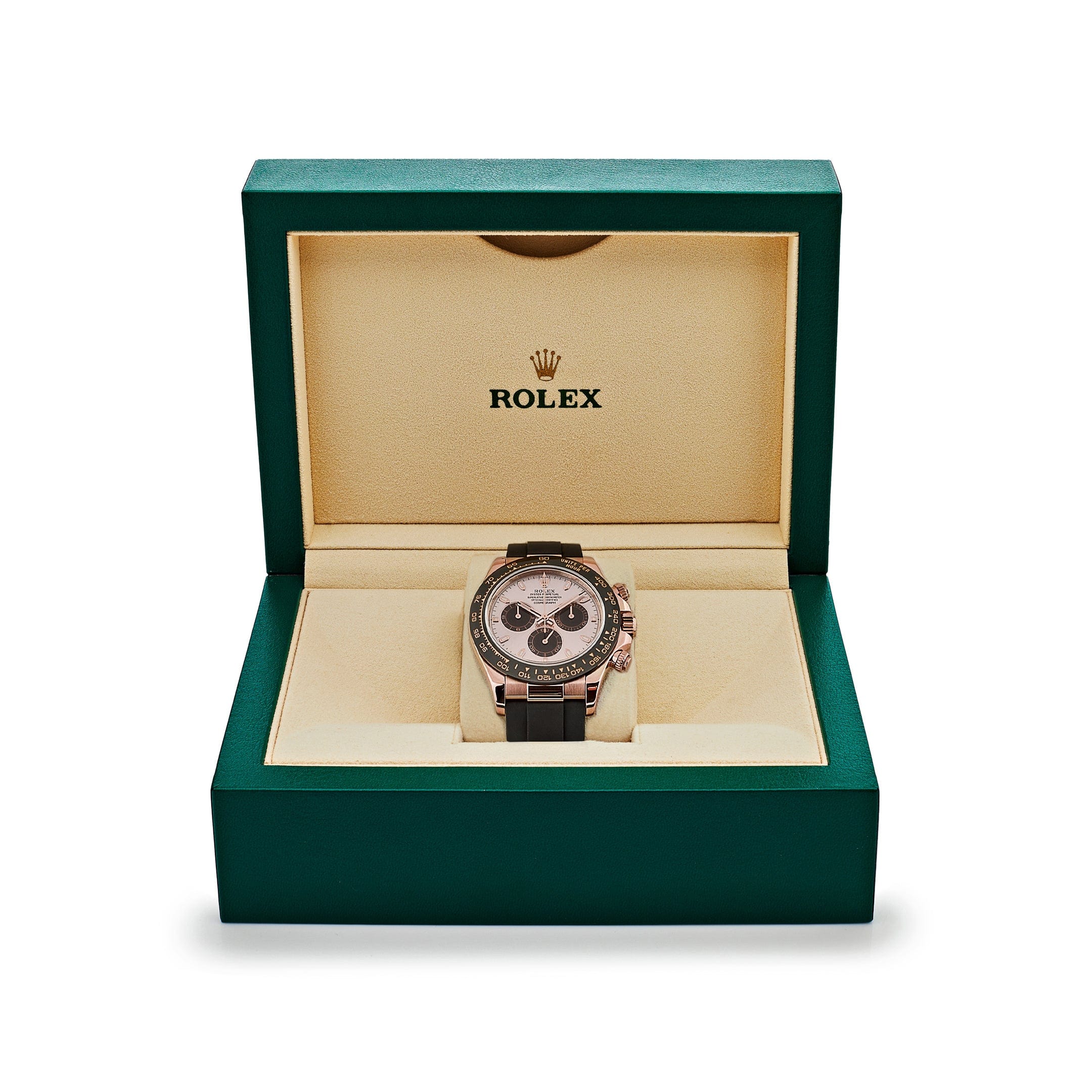 Rolex Daytona Rose Gold Sundust & Black Dial 116515LN