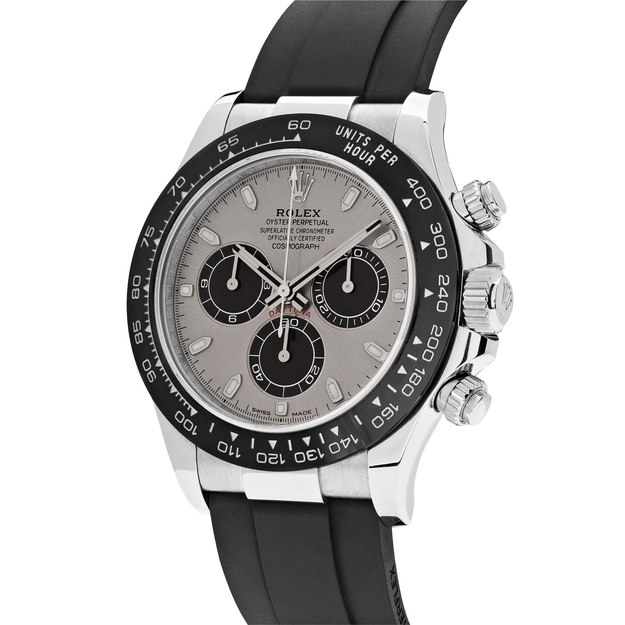 Luxury Watch Rolex Daytona White Gold Steel and Black Dial 116519LN (Draft 2021) Wrist Aficionado