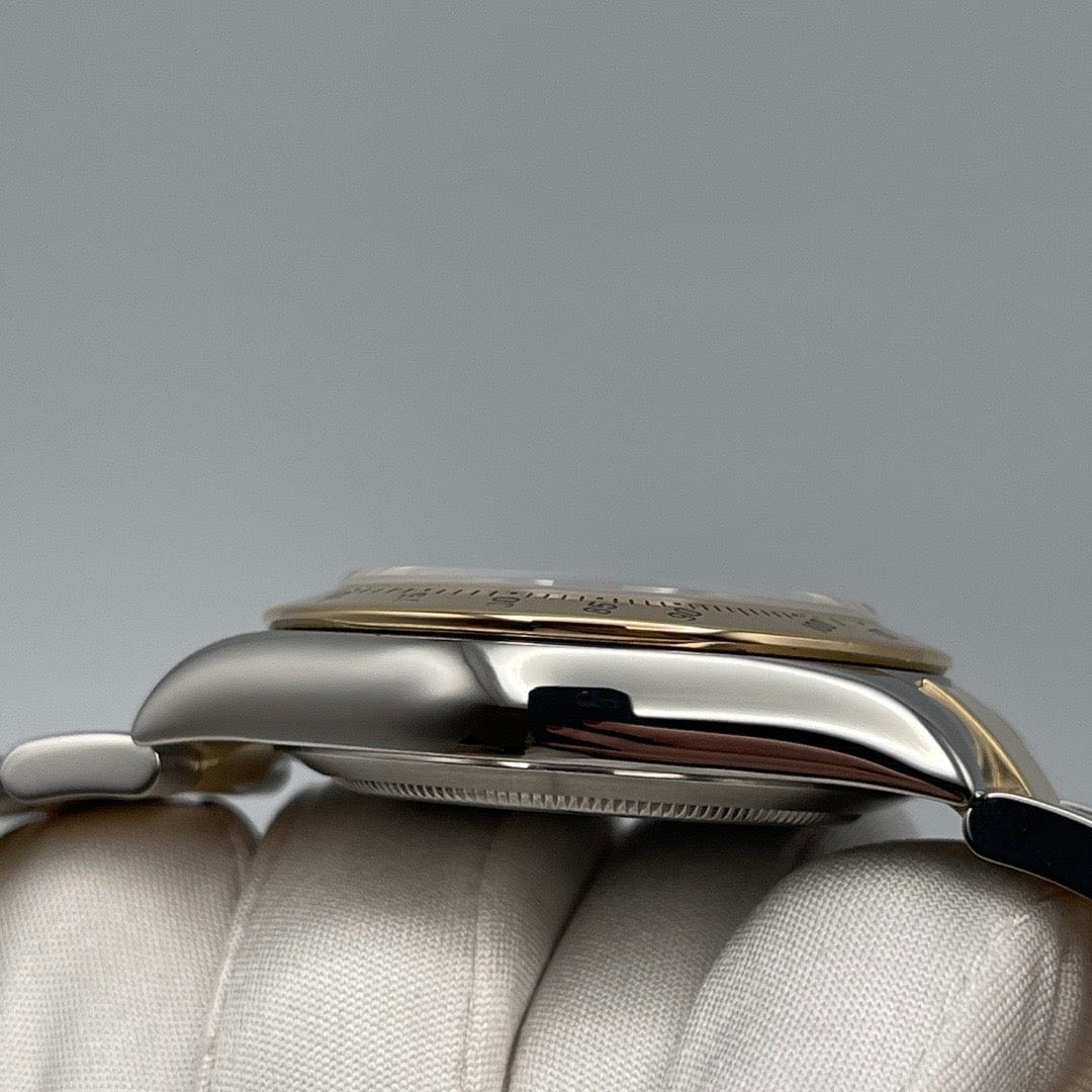 Luxury Watch Rolex Daytona Yellow Gold & Stainless Steel White Dial 116523 Wrist Aficionado