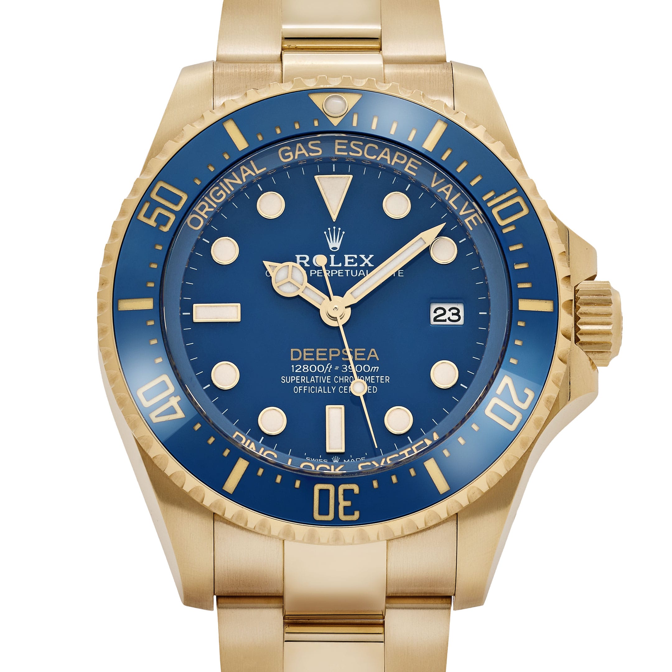 Rolex Deepsea 136668LB Yellow Gold Blue Dial Oyster (2024)
