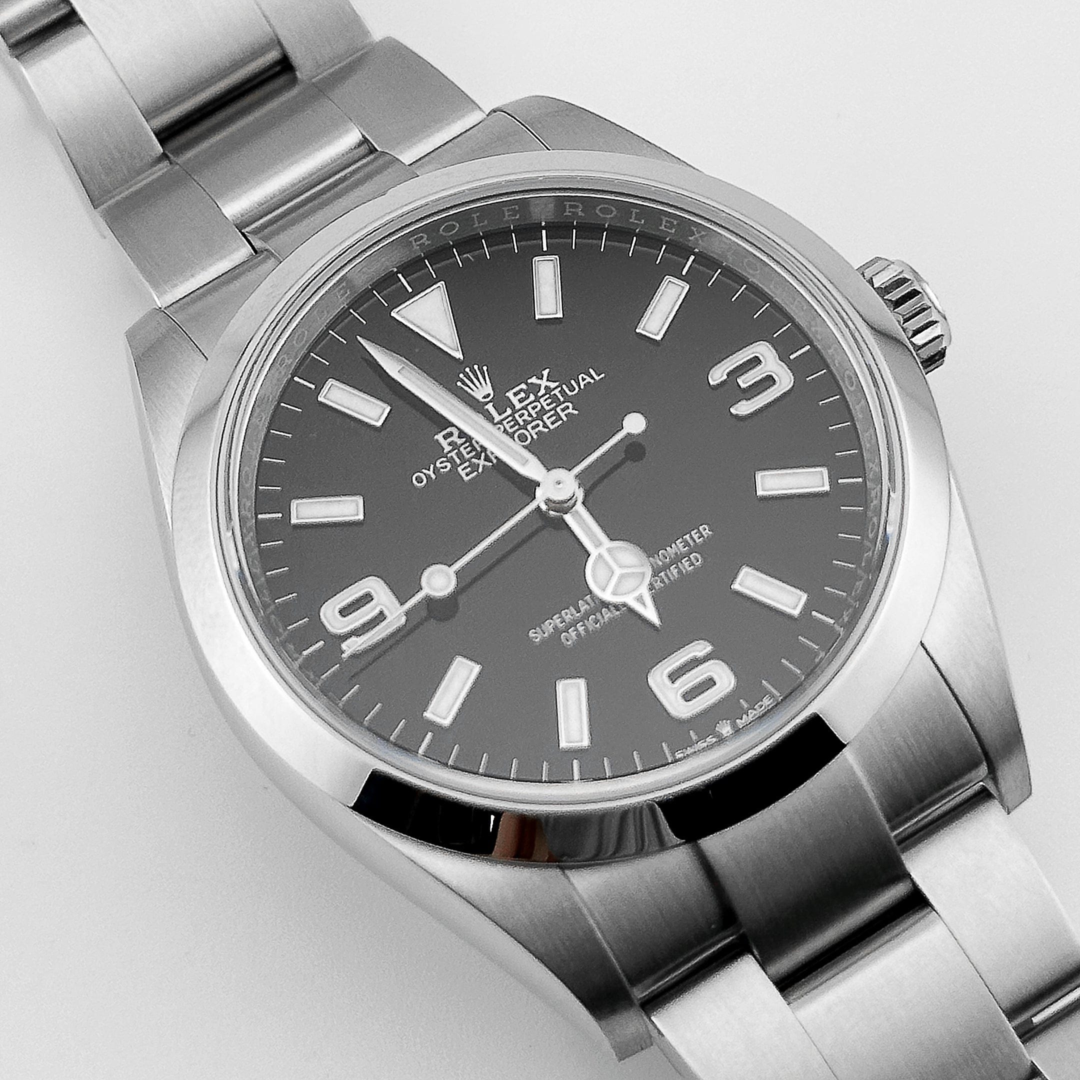 Rolex Explorer 124270 Stainless Steel Black Dial (2023)