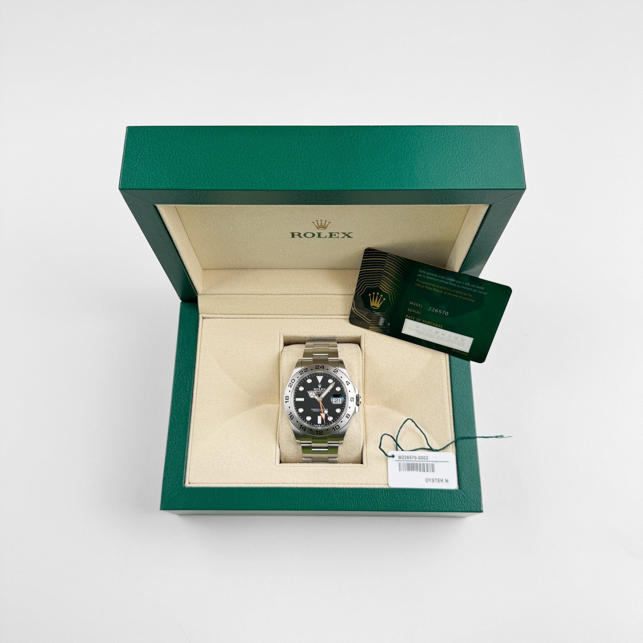 Rolex Explorer II 226570 Stainless Steel Black Dial (2025)