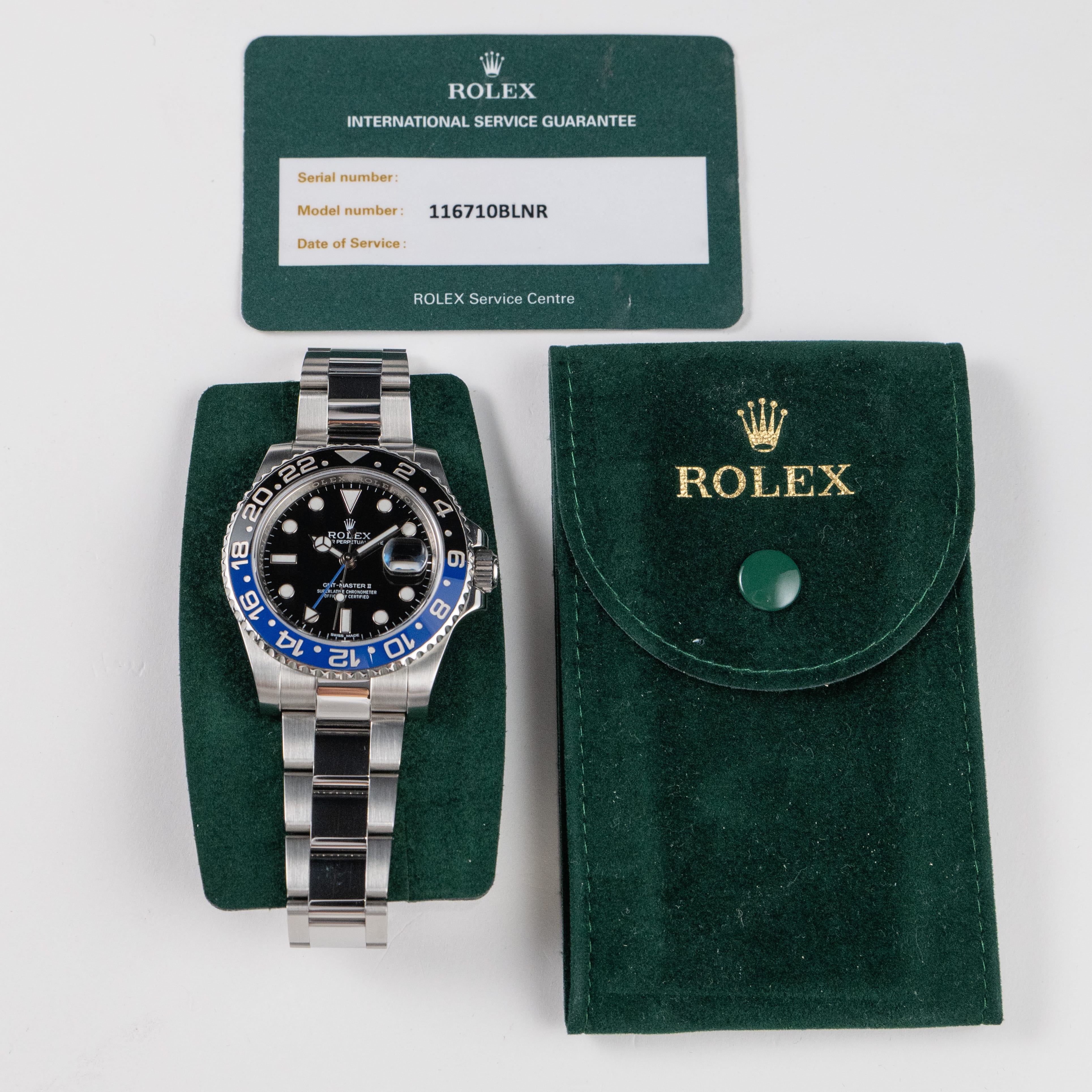 Rolex GMT-Master II 116710BLNR 'Batman' Stainless Steel Oyster