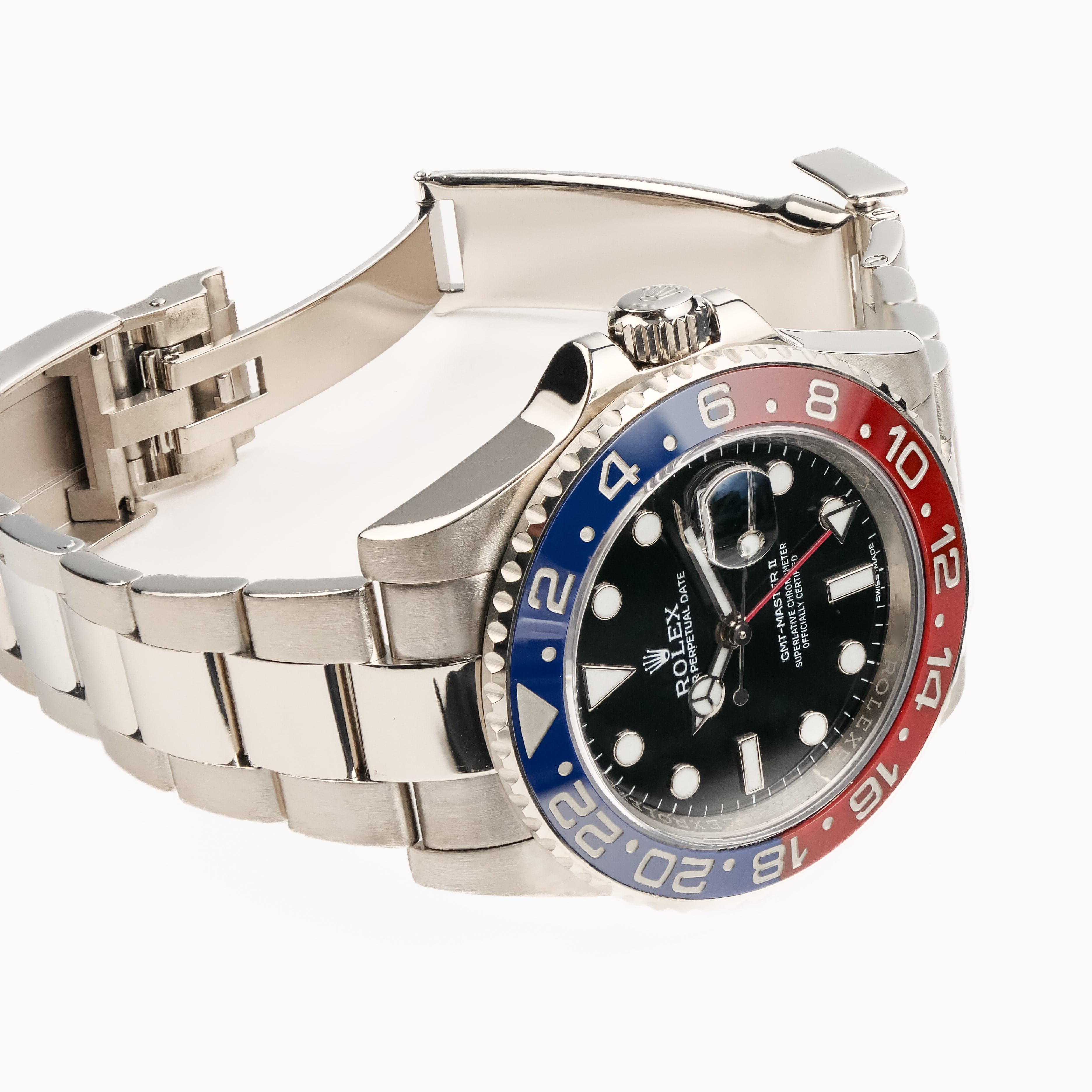 Rolex GMT-Master II 116719BLRO 'Pepsi' White Gold Black Dial (2017)