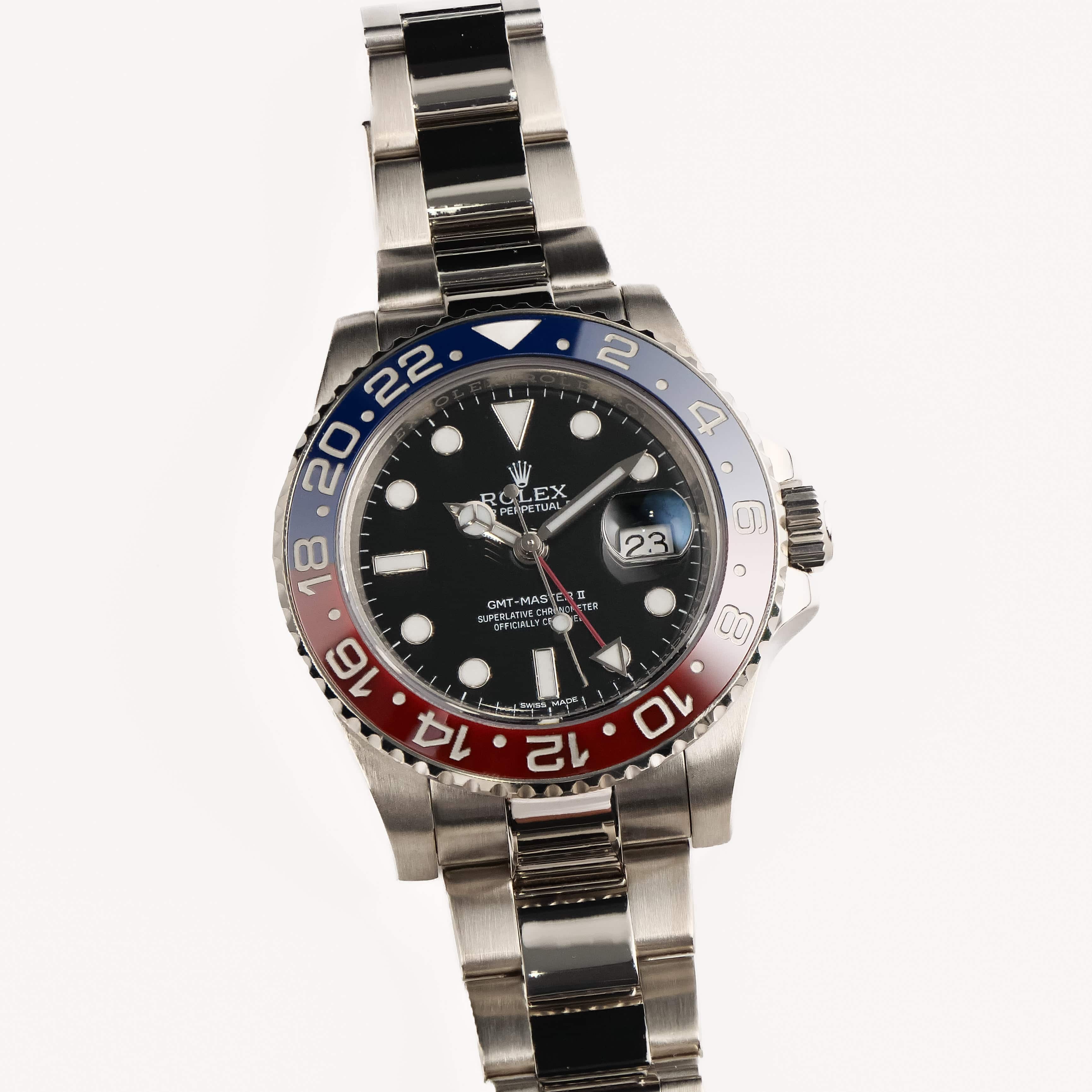 Rolex GMT-Master II 116719BLRO 'Pepsi' White Gold Black Dial (2017)